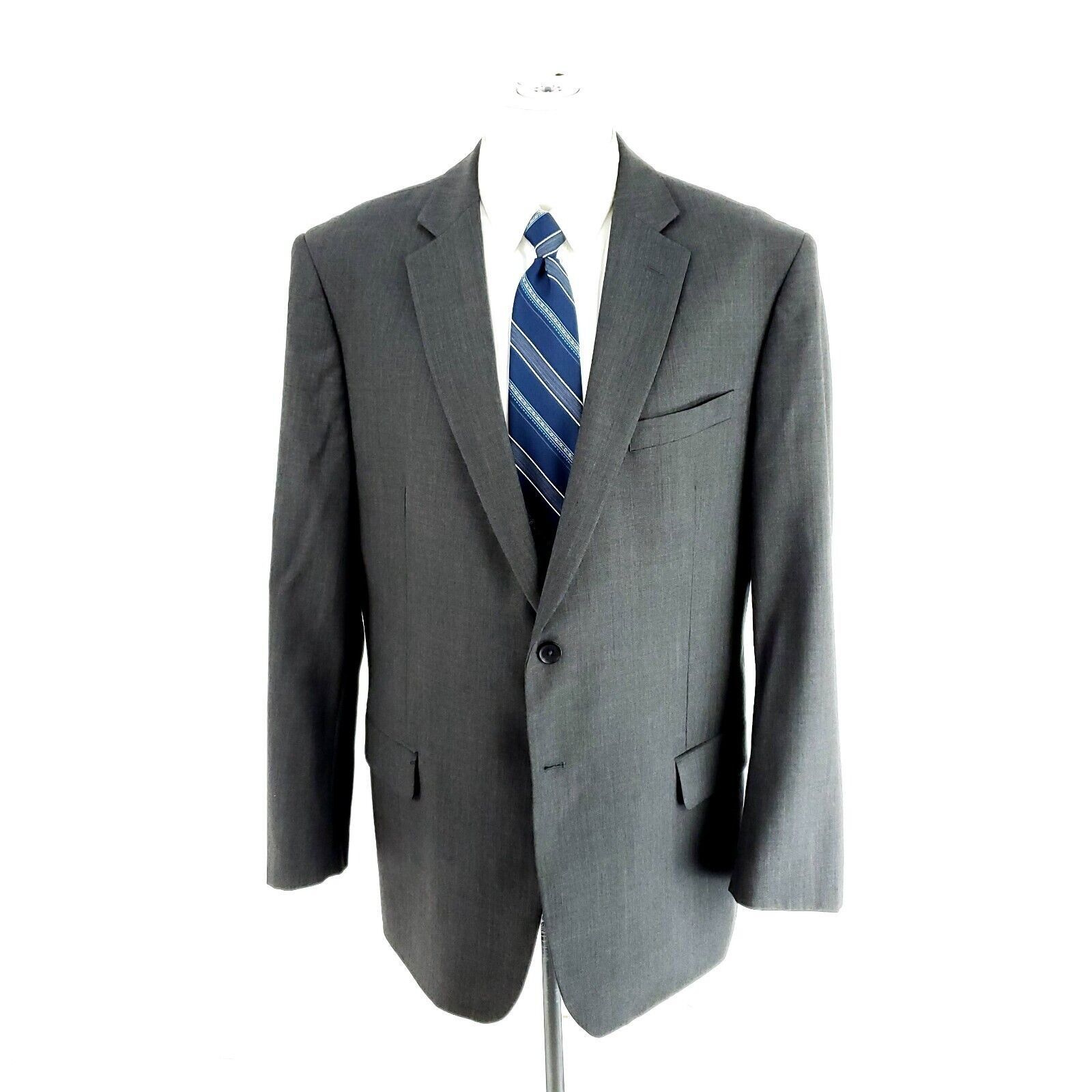 Pronto Uomo Pronto Uomo Wool Polyester 2 Button Suit Jacket 42R Or Slim Size 42R - 3 Thumbnail