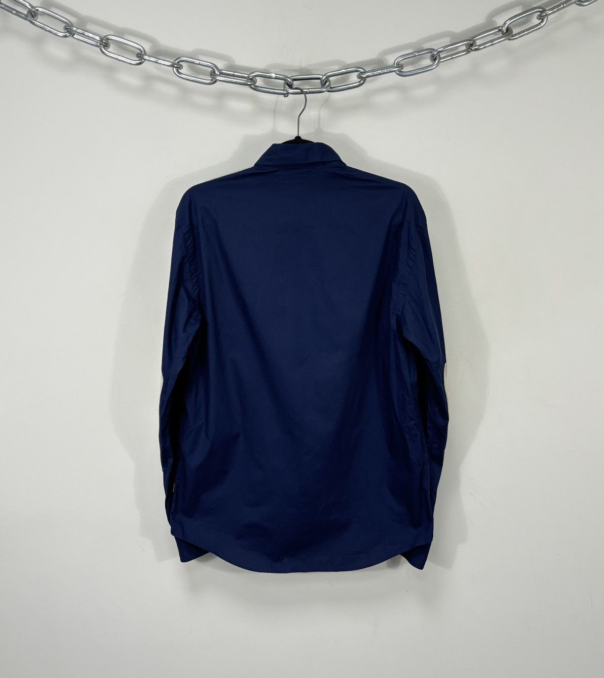 Just Cavalli Just Cavalli Men’s Leather Parts Button Down Dress Shirt Size US M / EU 48-50 / 2 - 16 Thumbnail