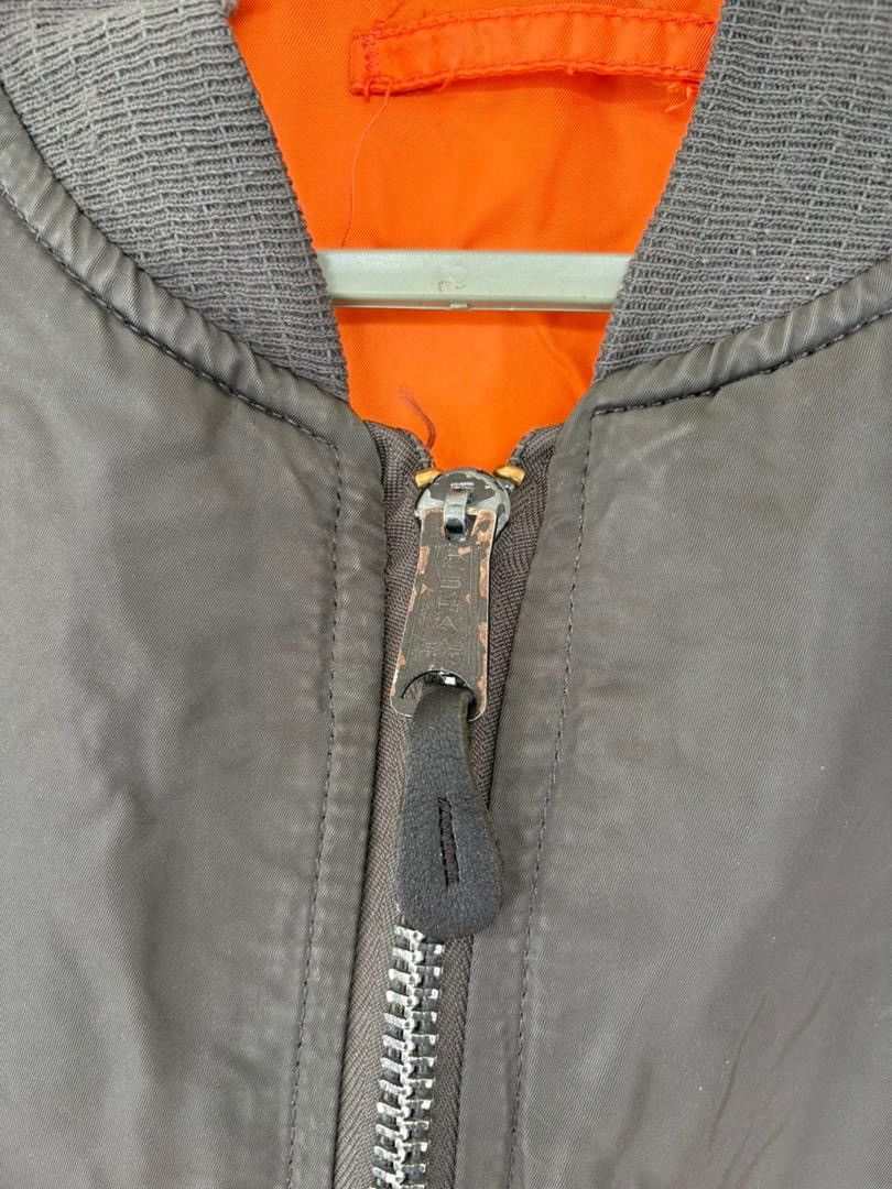 Alpha Industries Vintage 90’s Alpha Industries MA-1 Bomber Jacket Big Logo Size US M / EU 48-50 / 2 - 12 Thumbnail