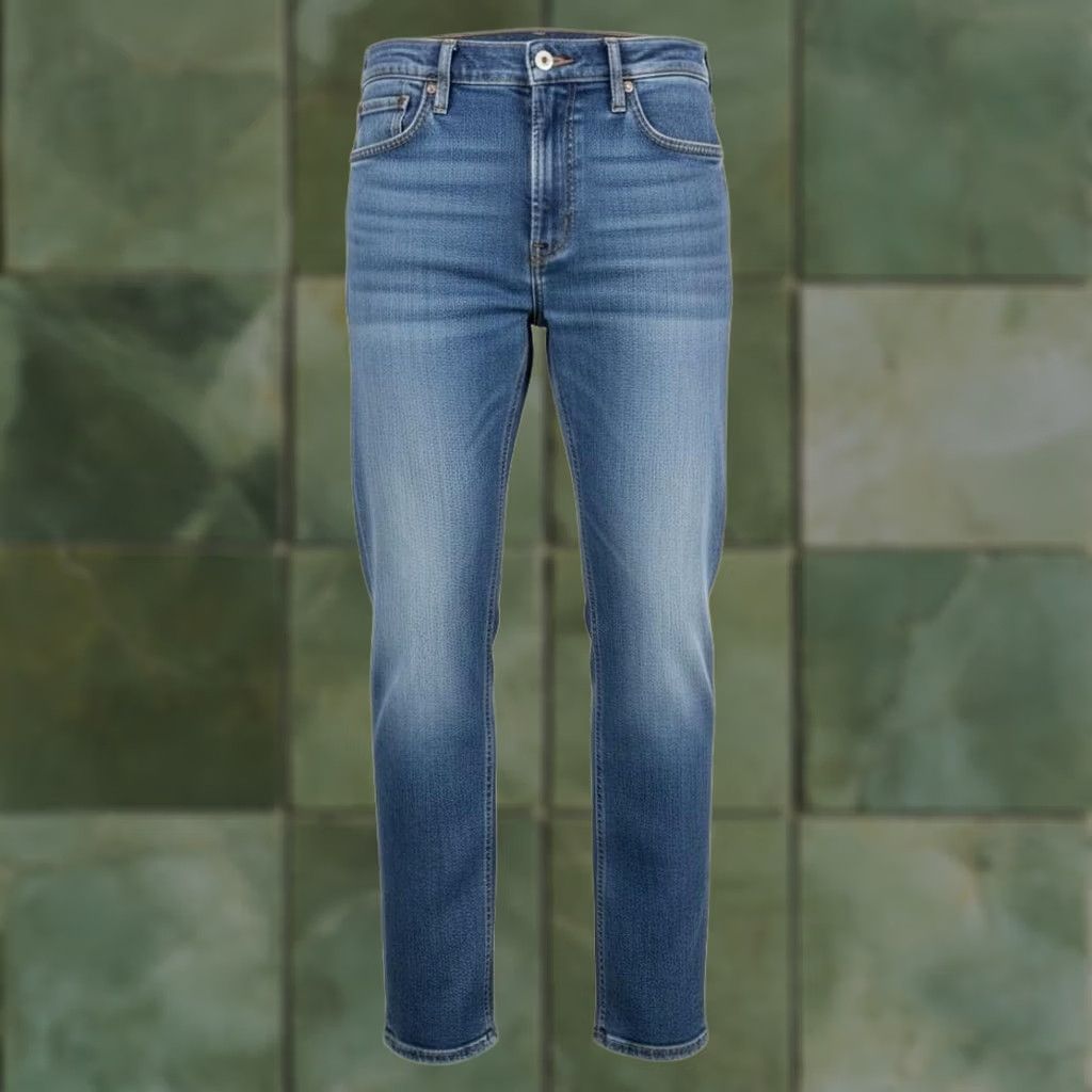 Levi's Levi's 513 Jeans Mens 32x32 Blue Light Wash Slim Straight Stretch Denim Zip Fly Size US 32 / EU 48 - 1 Thumbnail