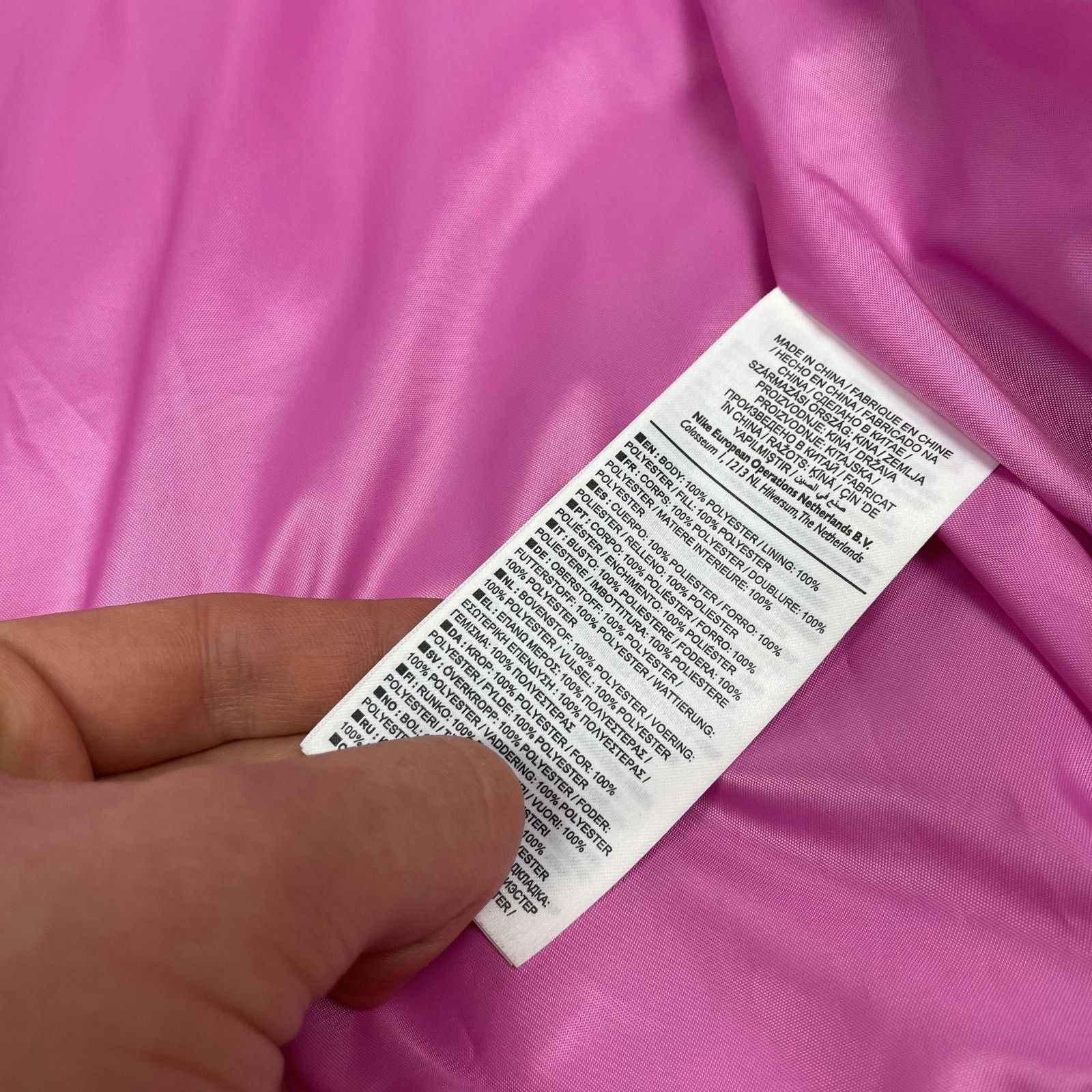 Nike Nike Just Do It Women Polyester Full Zip Puffer Jacket Small Size S / US 4 / IT 40 - 15 Thumbnail