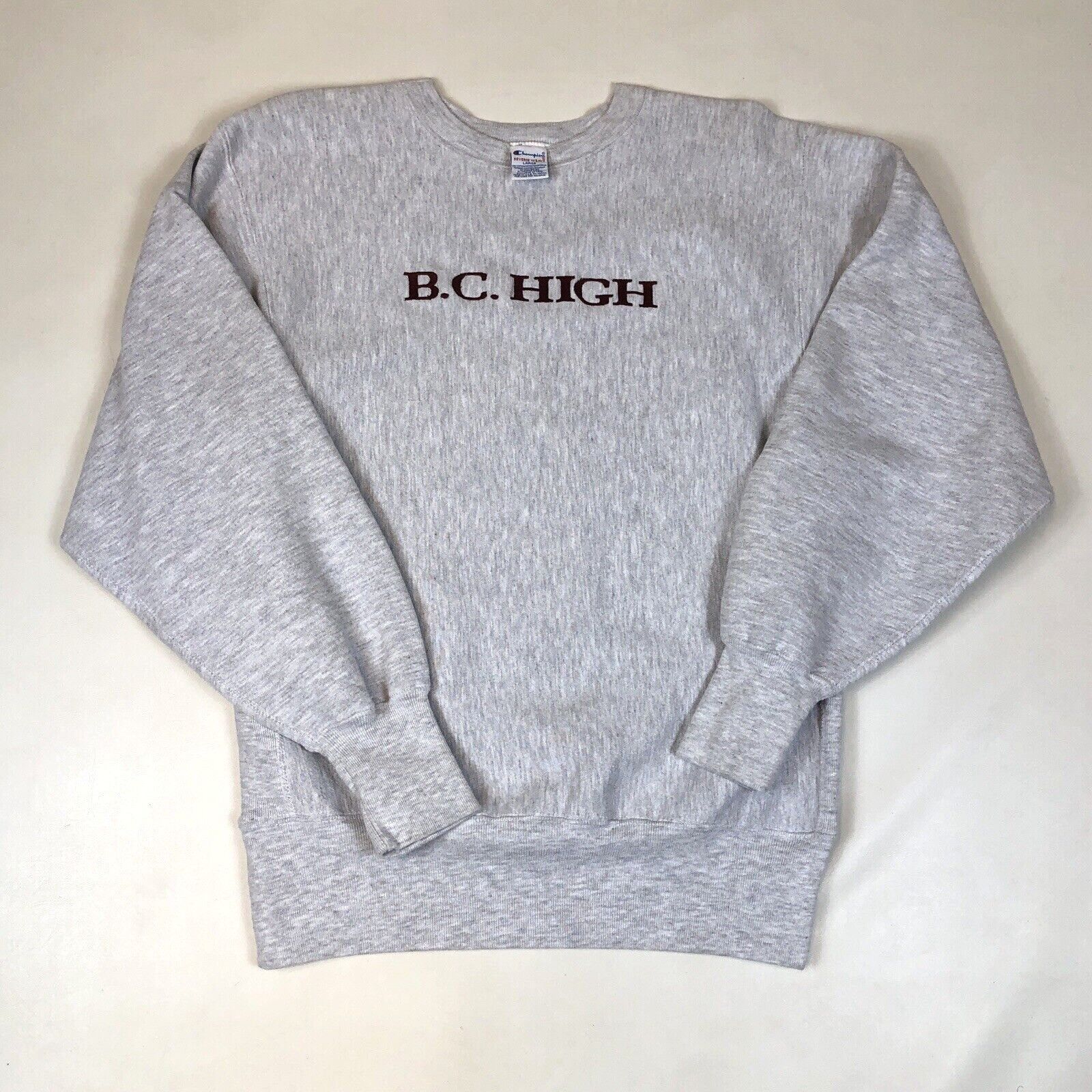 Champion Vintage Boston College BC High School Champion Reverse Weave Size US L / EU 52-54 / 3 - 1 Thumbnail