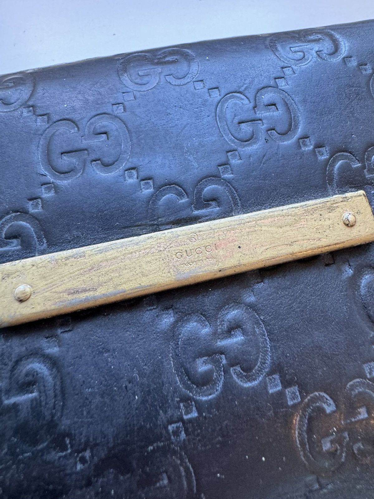 Gucci × Vintage 💎 Gucci Monogram Leather Wallet Size ONE SIZE - 7 Thumbnail