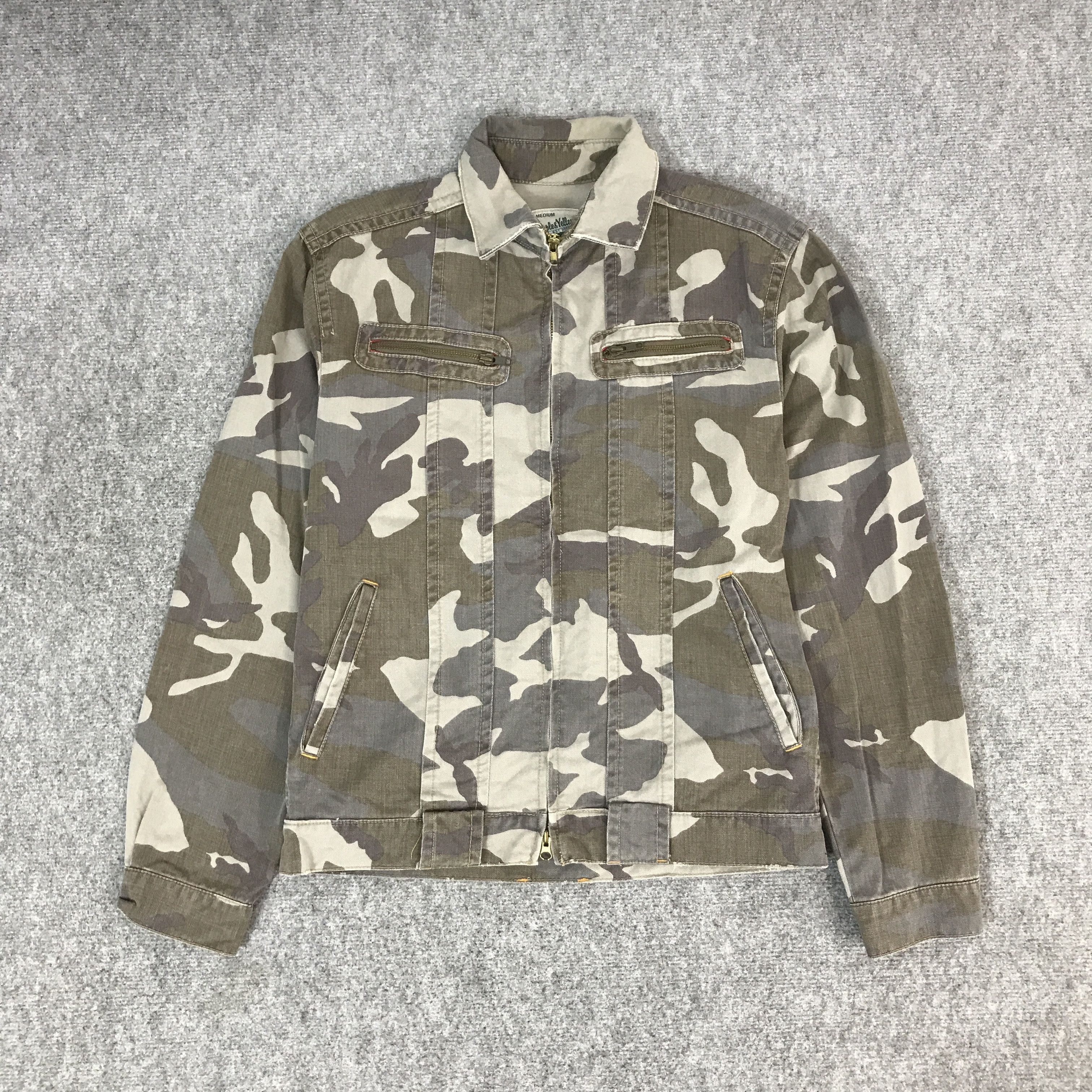 Japanese Brand PURPLE&YELLOW CAMO DESIGN JACKET Size US M / EU 48-50 / 2 - 1 Thumbnail