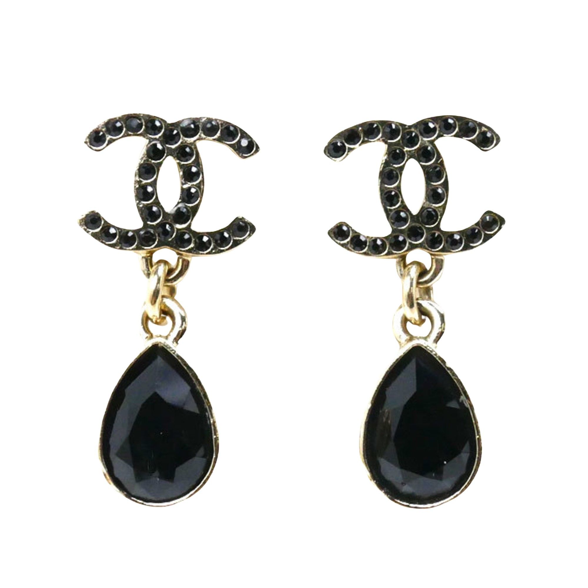 Chanel Chanel Logo CC earring Size ONE SIZE - 1 Thumbnail