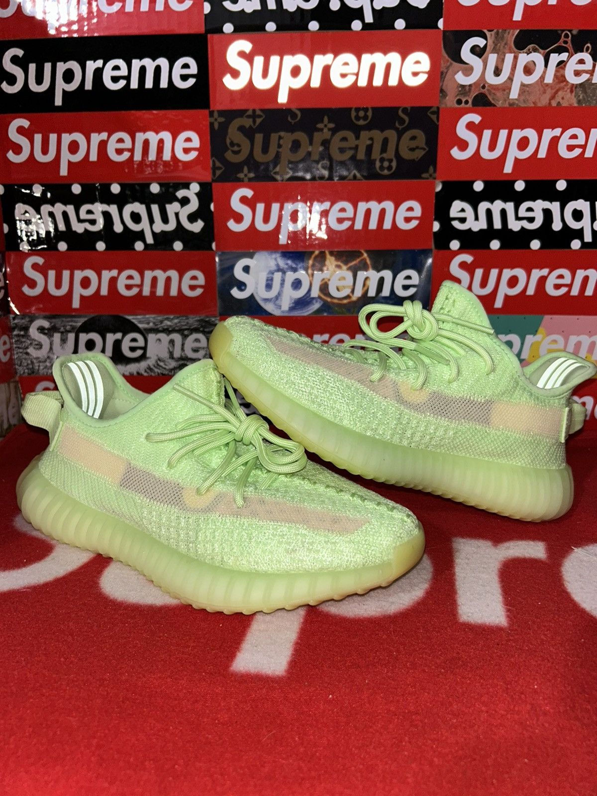 Adidas adidas Yeezy Boost 350 V2 Glow EG5293 size 5 1/2 VNDS Size US 5.5 / EU 38 - 1 Thumbnail