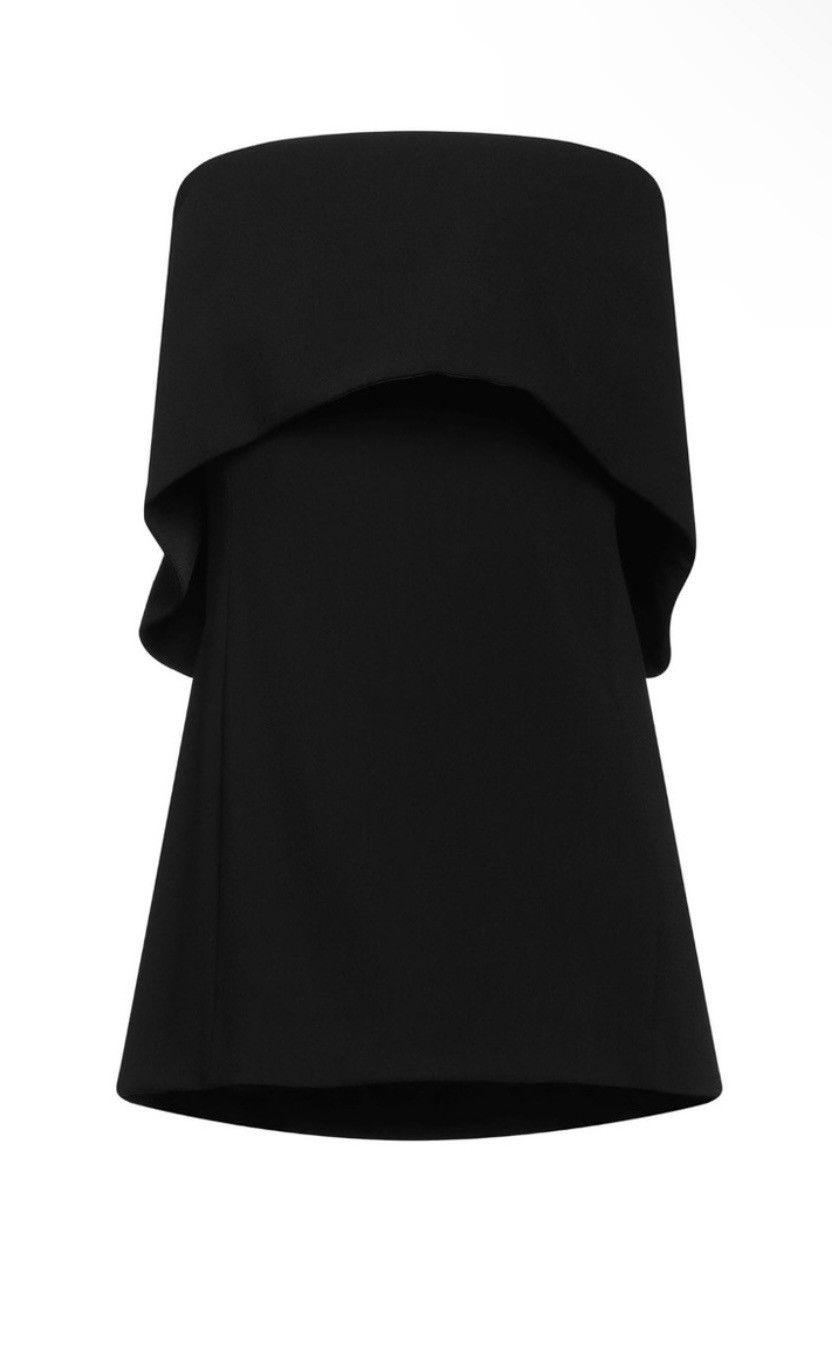 Toteme TOTEME Strapless Viscose and Virgin Wool Crepe Top Size XS / US 0-2 / IT 36-38 - 1 Thumbnail