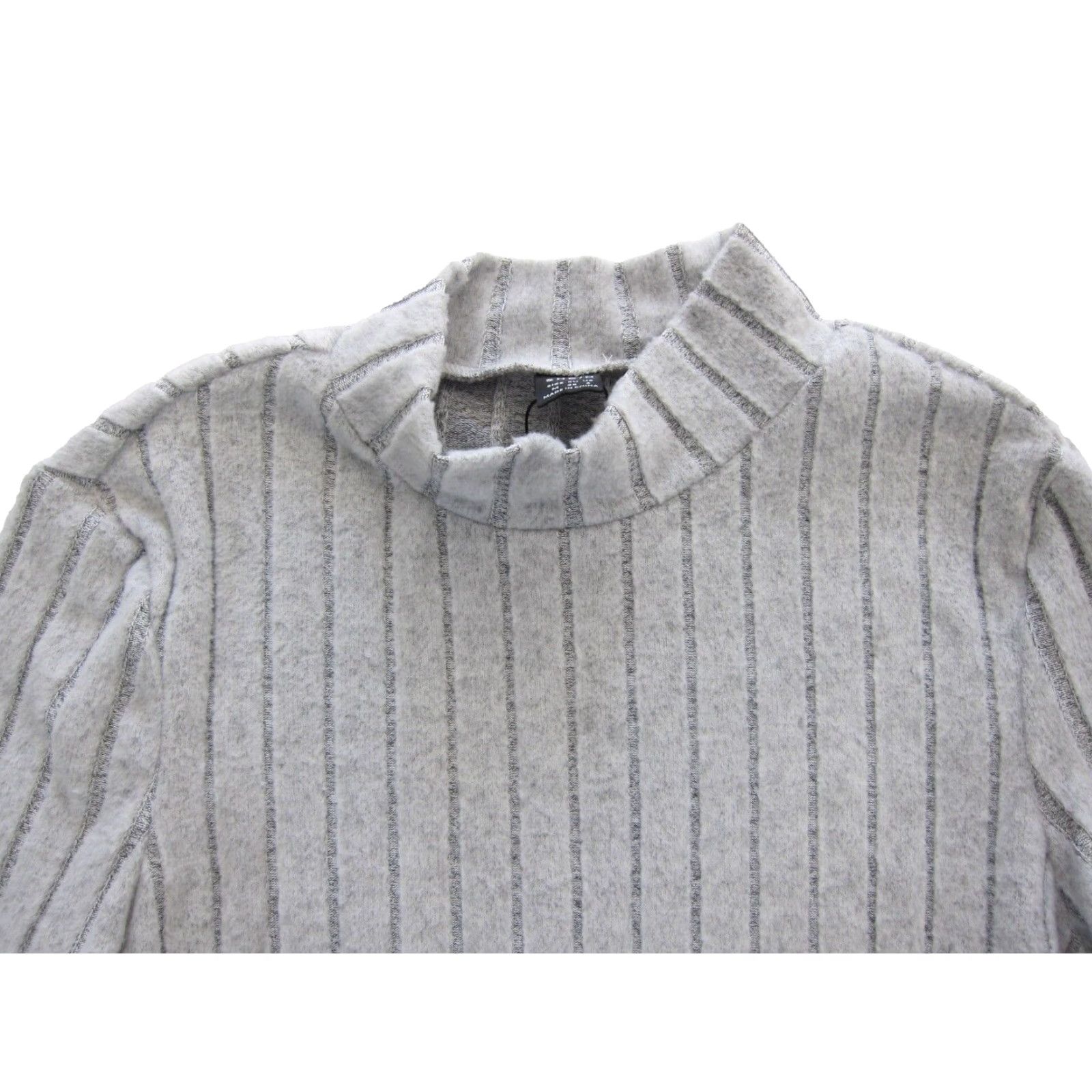 Shein NWT Shein Frenchy Soft Grey Ribbed Stretch Fleece Mock Neck Long Sleeve Dress M Size M / US 6-8 / IT 42-44 - 5 Thumbnail