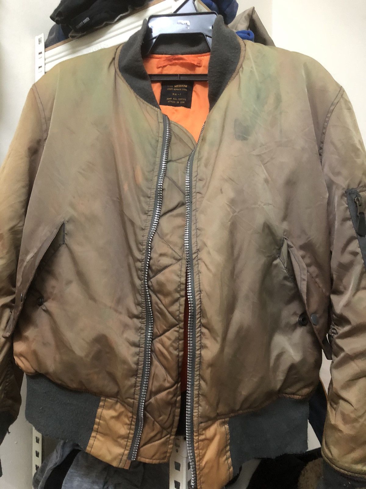 Japanese Brand × Vintage Flying men Bomber jacket MA-1 Size US M / EU 48-50 / 2 - 12 Thumbnail