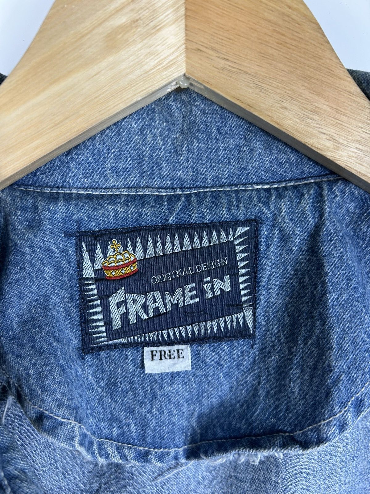 Japanese Brand × Vintage ⚡️Vintage Frame In Chore Denim Jacket Size US L / EU 52-54 / 3 - 10 Thumbnail