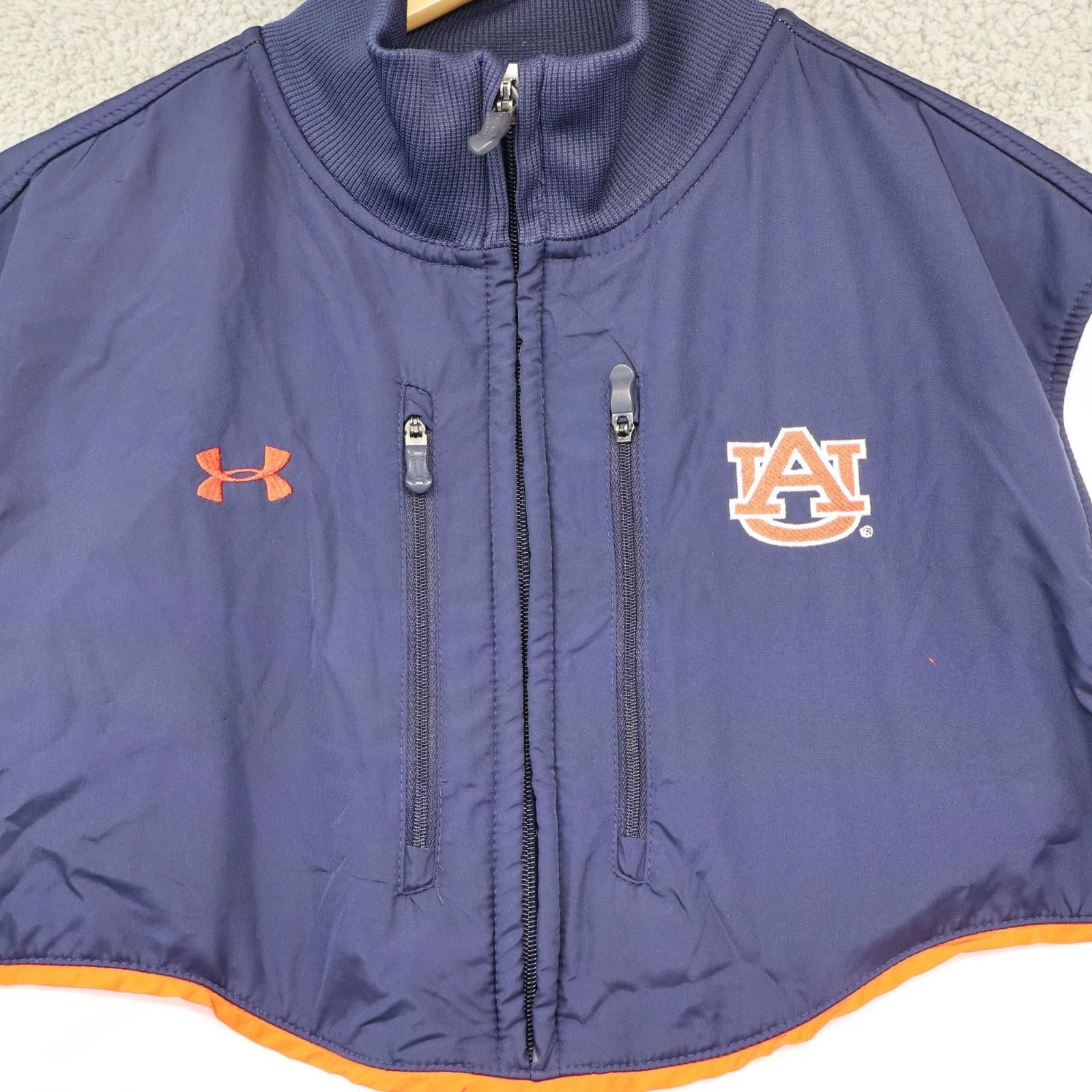 Under Armour Auburn Tigers Under Armour Men Medium Sweater Fleece 1/2 Zip Size ONE SIZE - 1 Thumbnail