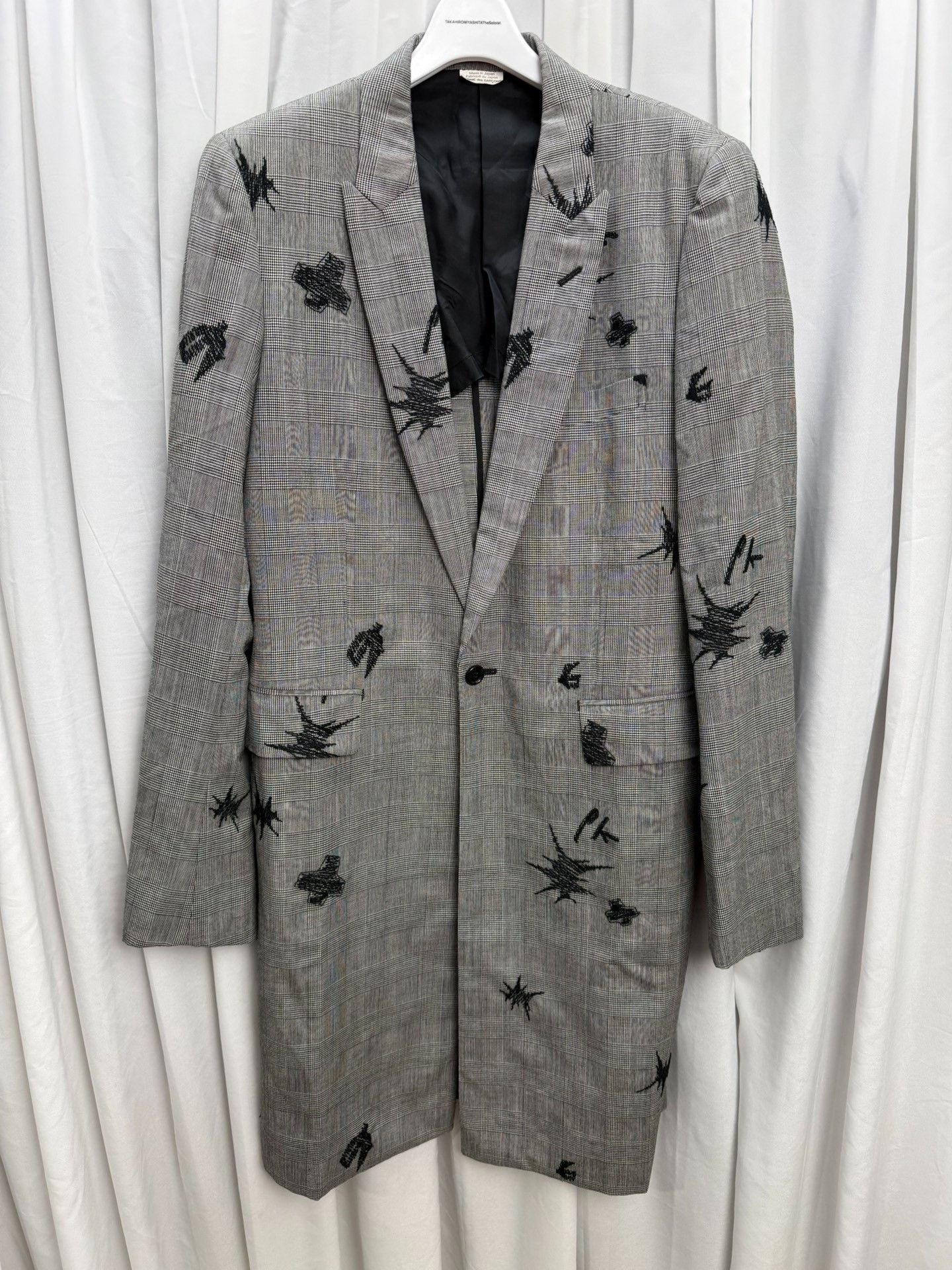 Comme des Garcons Homme Plus Comme des Garçons Homme Plus Embroidered Coat Size US M / EU 48-50 / 2 - 1 Thumbnail