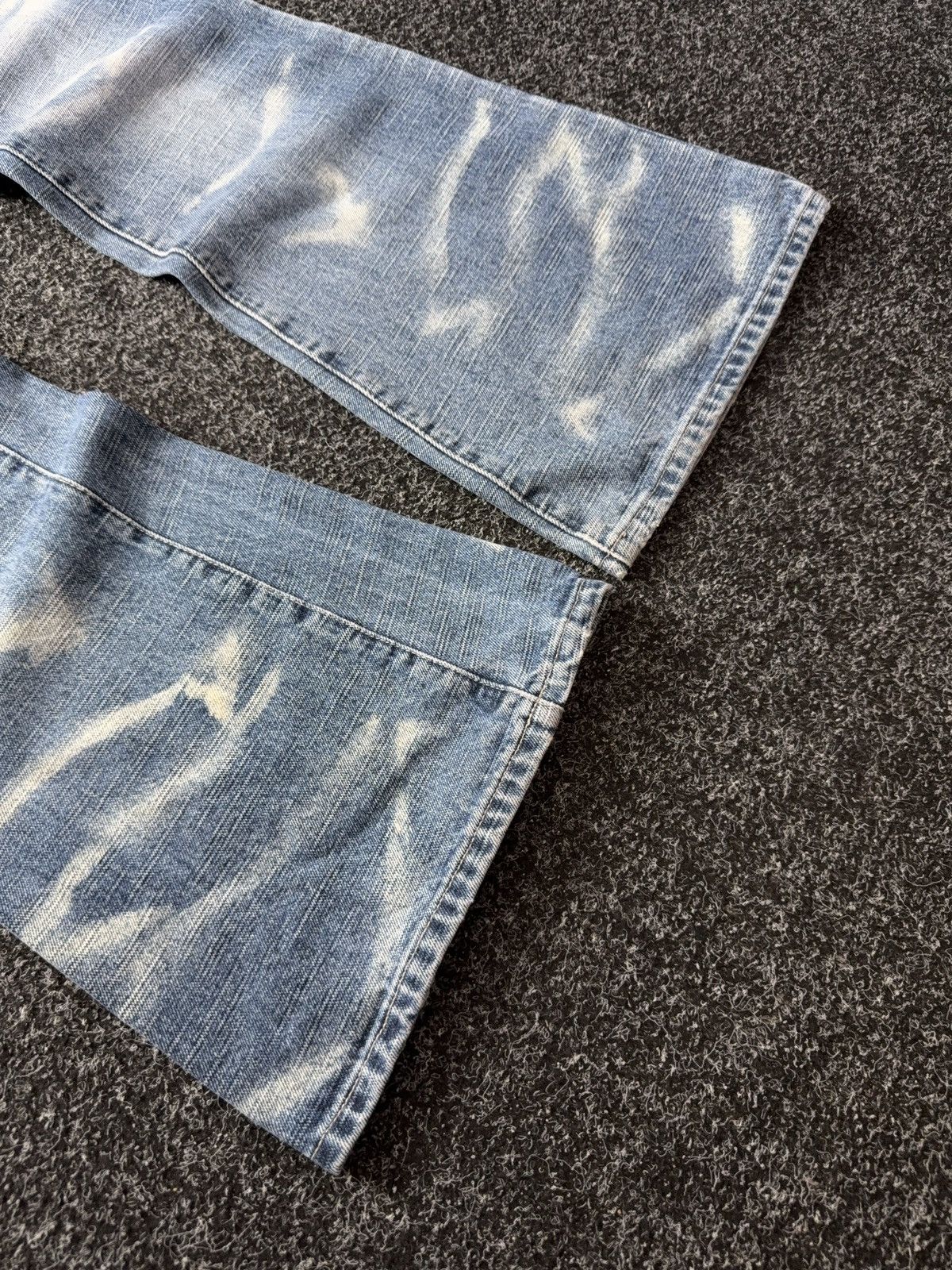 Japanese Brand Y2K Chilli Pepper Archive Flare Jeans Acid Wash Y2K Bootcut Size 30" / US 8 / IT 44 - 4 Thumbnail