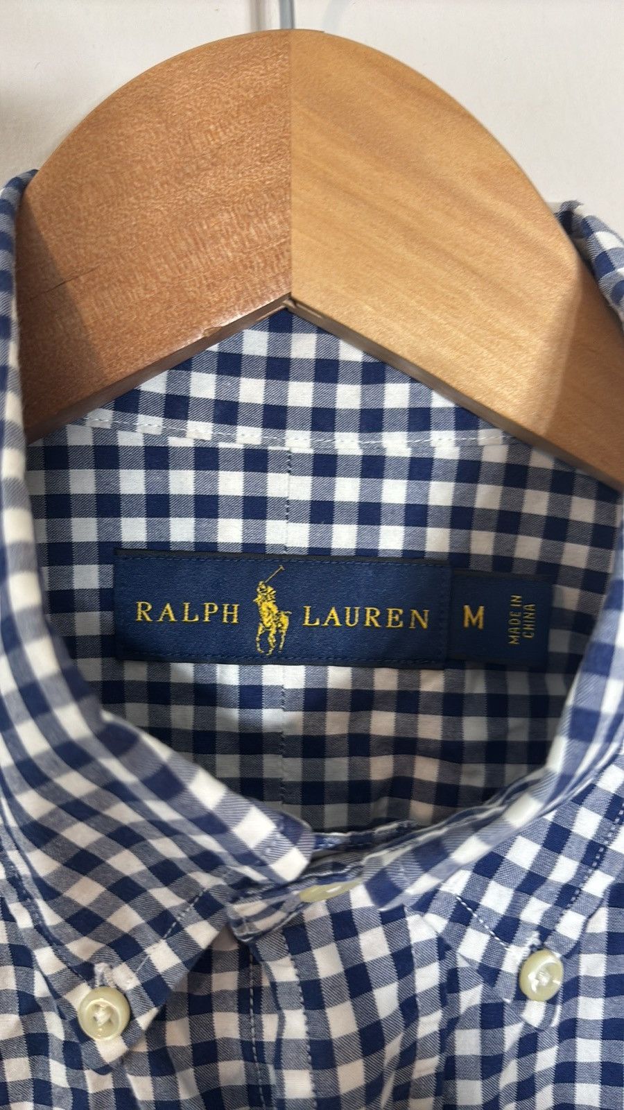 Polo Ralph Lauren Polo Ralph Lauren Button Down Shirt Blue Checkered Size US M / EU 48-50 / 2 - 3 Thumbnail