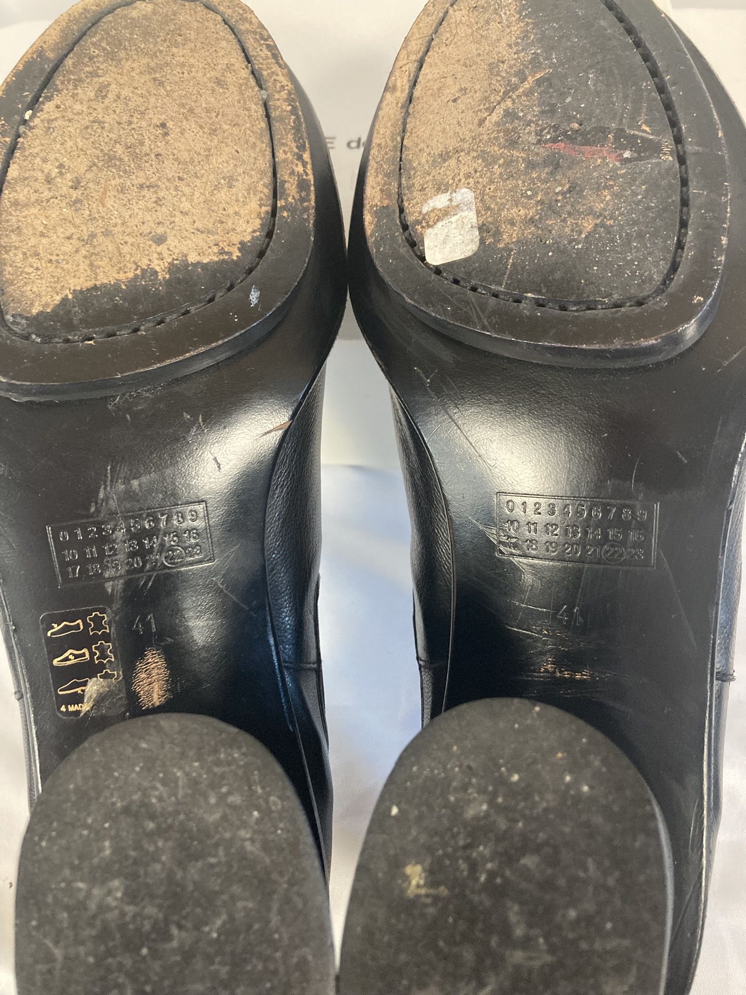 Comme des Garcons VINTAGE Comme des Garçons Black Leather Cylinder Heel Ankle Size US 11 / IT 41 - 9 Thumbnail