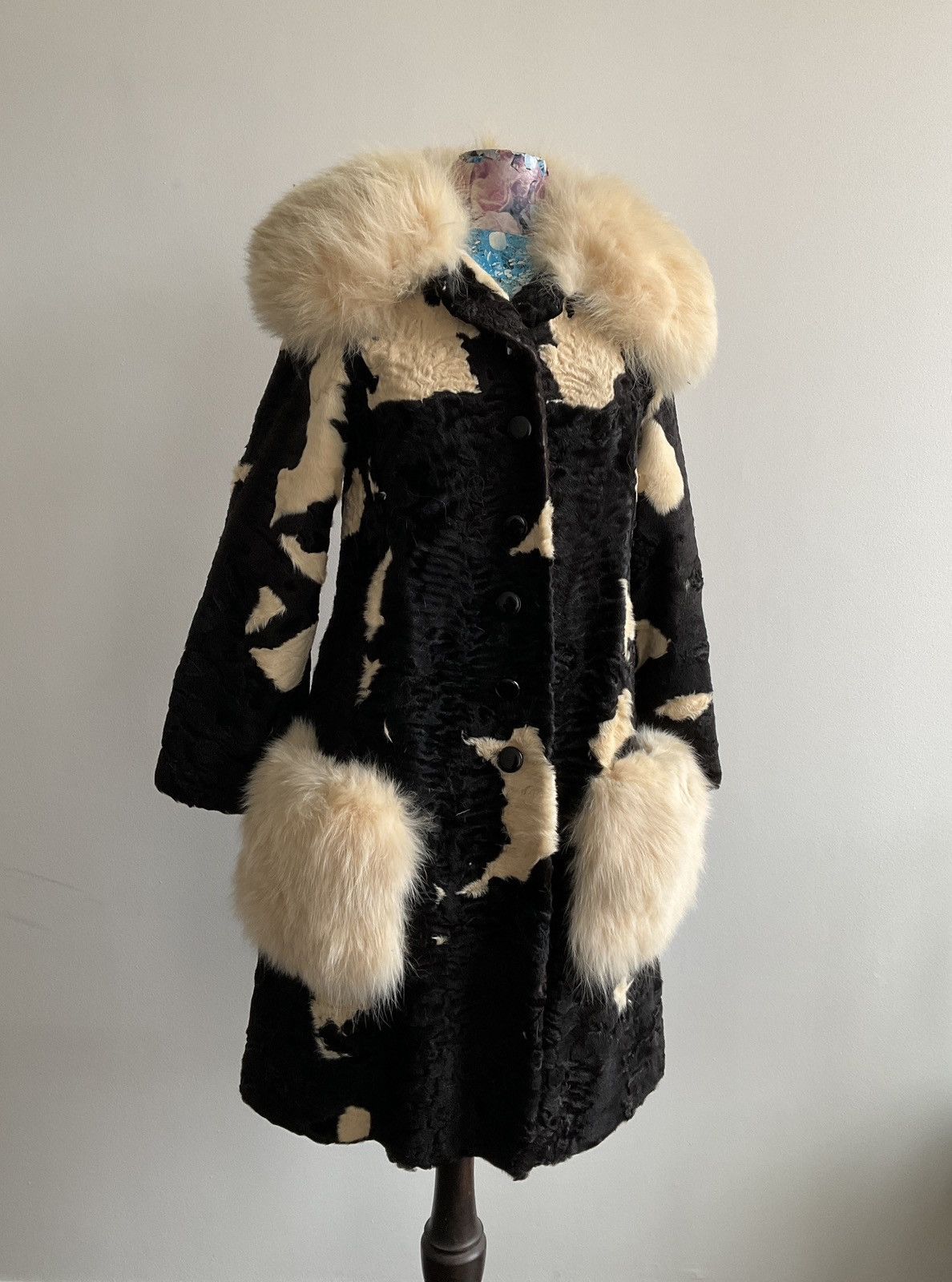 Vintage Vintage fur coat in leopard print Size XS / US 0-2 / IT 36-38 - 3 Thumbnail