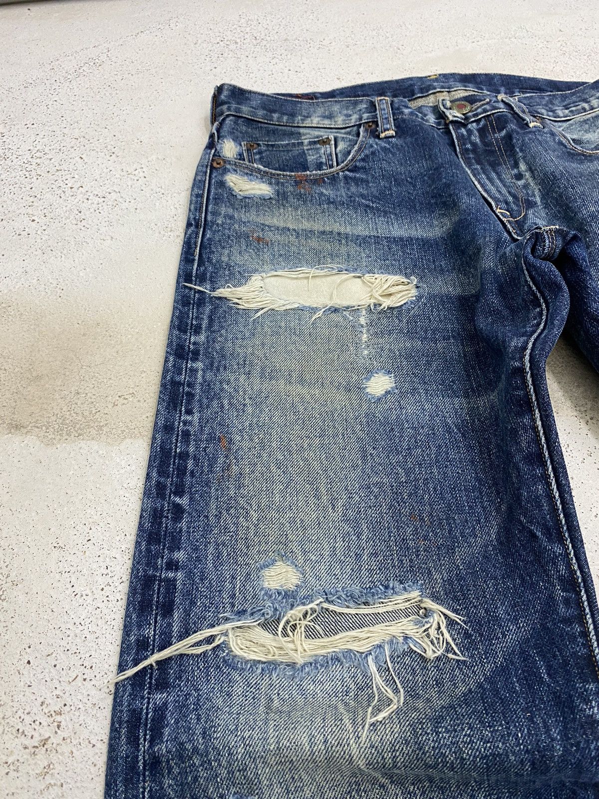 If Six Was Nine Rna Slang Inc Japan Selvedge Dirty Mud Washed Wax Pocket Size US 31 - 10 Thumbnail