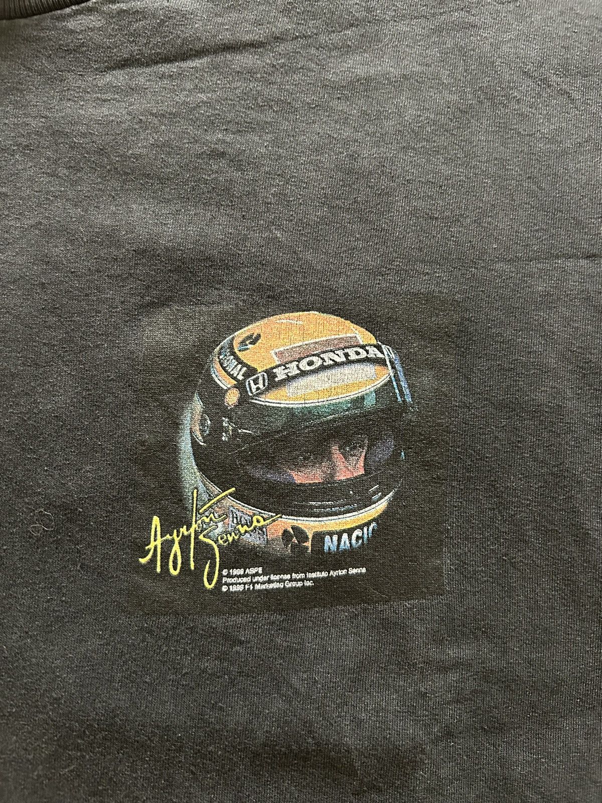 Formula 1 Vintage Ayrton Senna Formula One Tee Size US L / EU 52-54 / 3 - 3 Thumbnail
