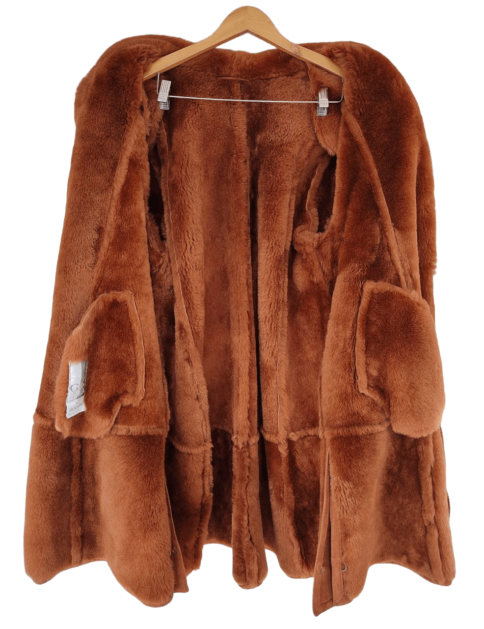 Vintage G&G Italia Sherling Coat Size M / US 6-8 / IT 42-44 - 8 Thumbnail