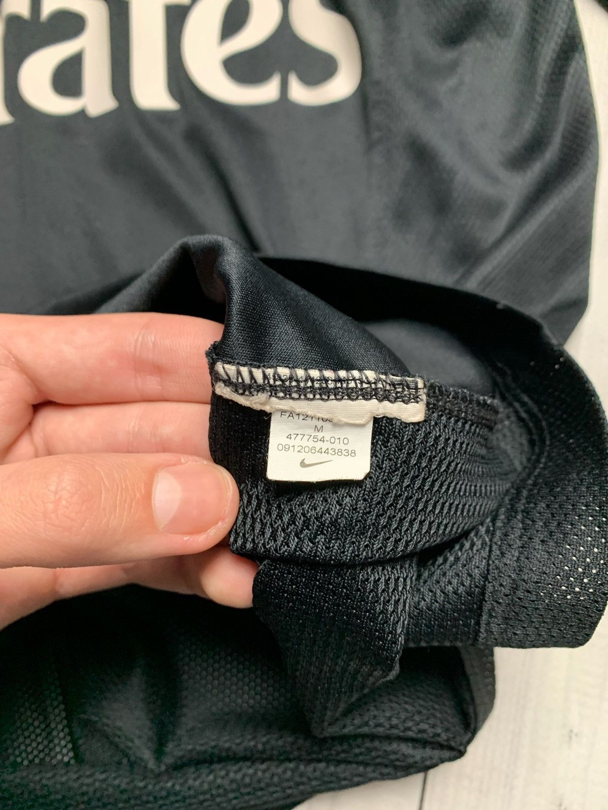 Nike × Vintage Vintage Nike Arsenal soccer jersey size M black rare away Size US M / EU 48-50 / 2 - 4 Thumbnail