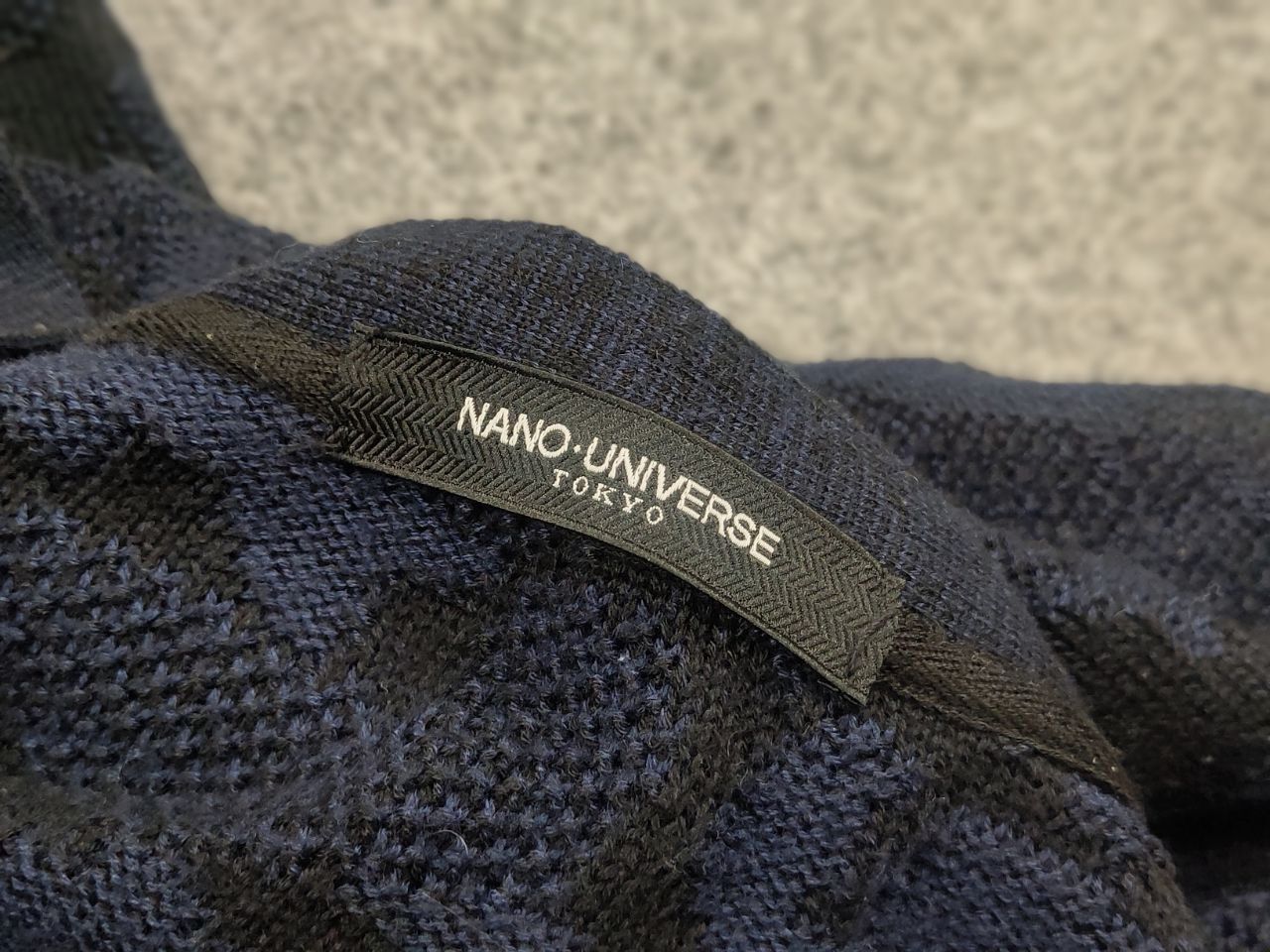 Japanese Brand Nano Universe Tokyo Japan Design Dark Wool Camo Cardigan Size US S / EU 44-46 / 1 - 12 Thumbnail