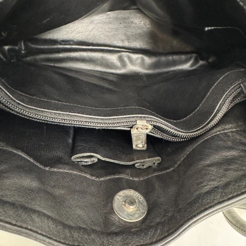 Dolce & Gabbana Dolce & Gabbana Black Leather Shoulder Bag Size ONE SIZE - 8 Thumbnail
