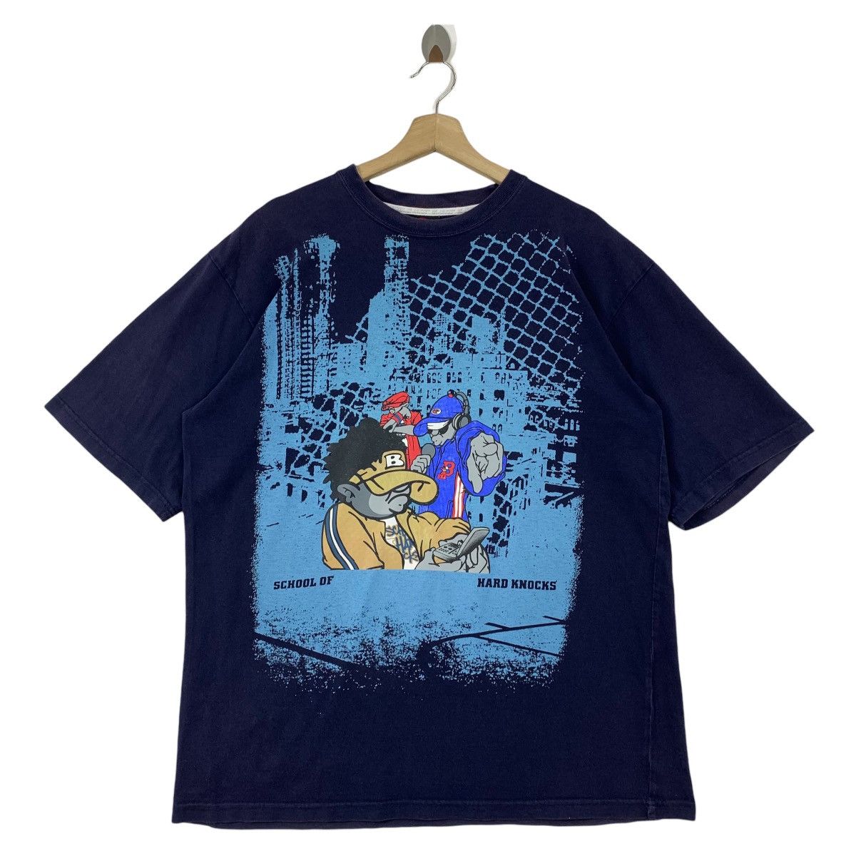 Vintage Vintage 90's SCHOOL OF HARD KNOCKS Dj Bolo Hip-Hop Sohk