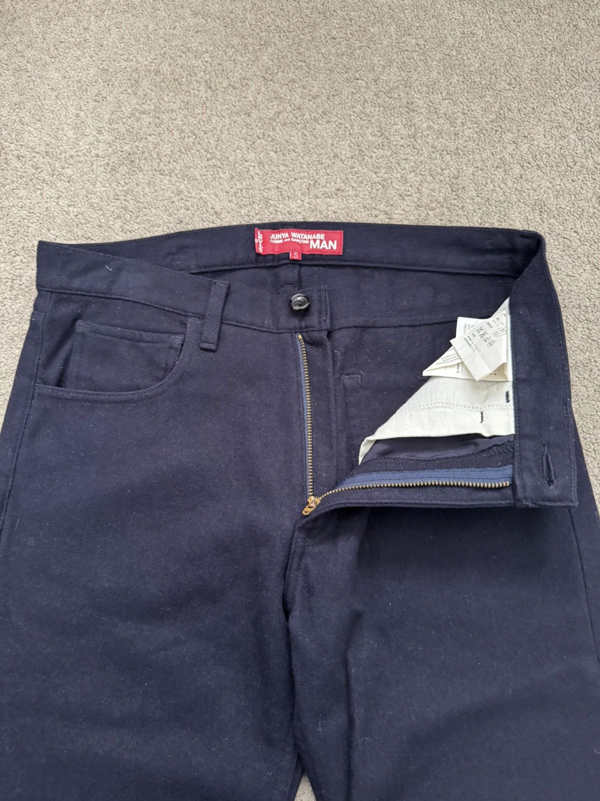 Junya Watanabe × Levi's AW02 Junya Watanabe x Levis Greenwich Pigs Printed Wool Pant Size US 33 - 9 Thumbnail