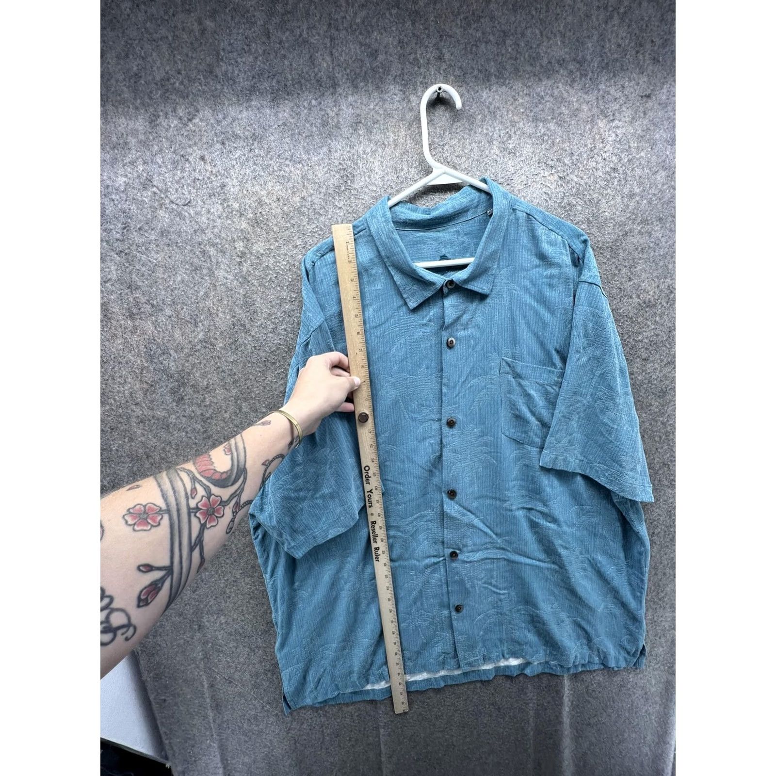 Tommy Bahama Tommy Bahama Shirt Mens 3XL Blue Textured Short Sleeve Button Front Casual Woven Shirt Mens 3XL Blue Textured Short Sleeve Button Front Casual Woven Size US XXL / EU 58 / 5 - 3 Thumbnail