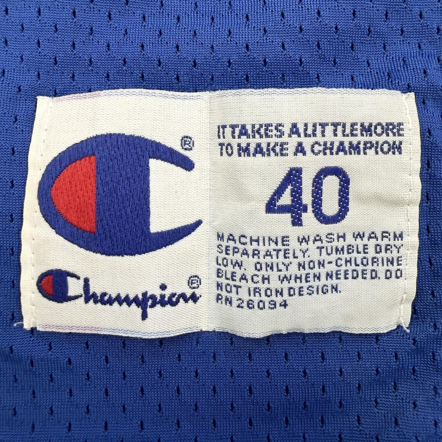 Champion VINTAGE Champion Football Jersey Mens M Blue NY Giants 90s Hampton 27 Raglan Short Sleeve T-Shirt Pullover Graphic Print Size US M / EU 48-50 / 2 - 3 Thumbnail