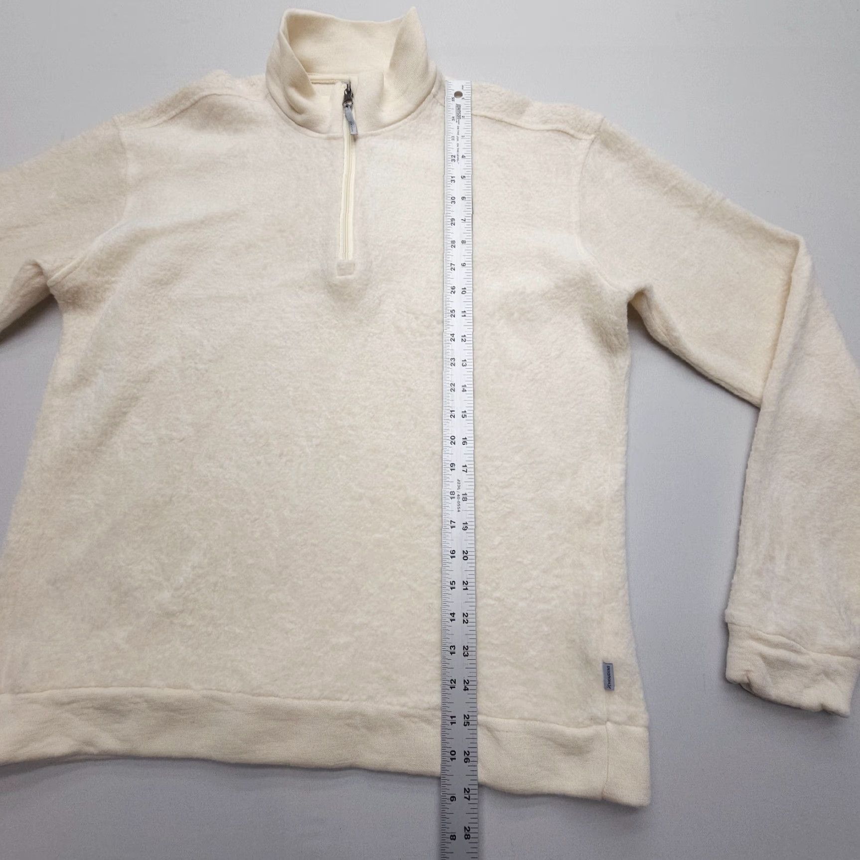 Houdini HOUDINI Alto Half Zip Merino Wool Sweater Womens Medium Ivory Lightweight Cozy Outdoor Ski Size M / US 6-8 / IT 42-44 - 5 Thumbnail