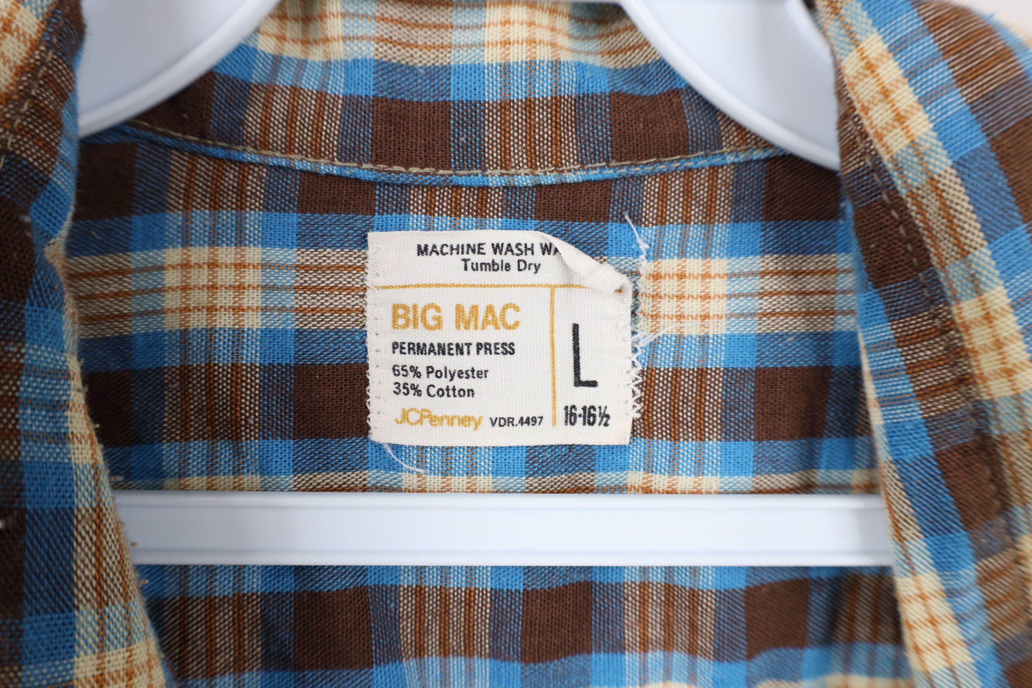 Big Mac × Vintage Vintage 60s 70s Big Mac Pocket Short Sleeve Button Shirt USA Size US L / EU 52-54 / 3 - 10 Thumbnail