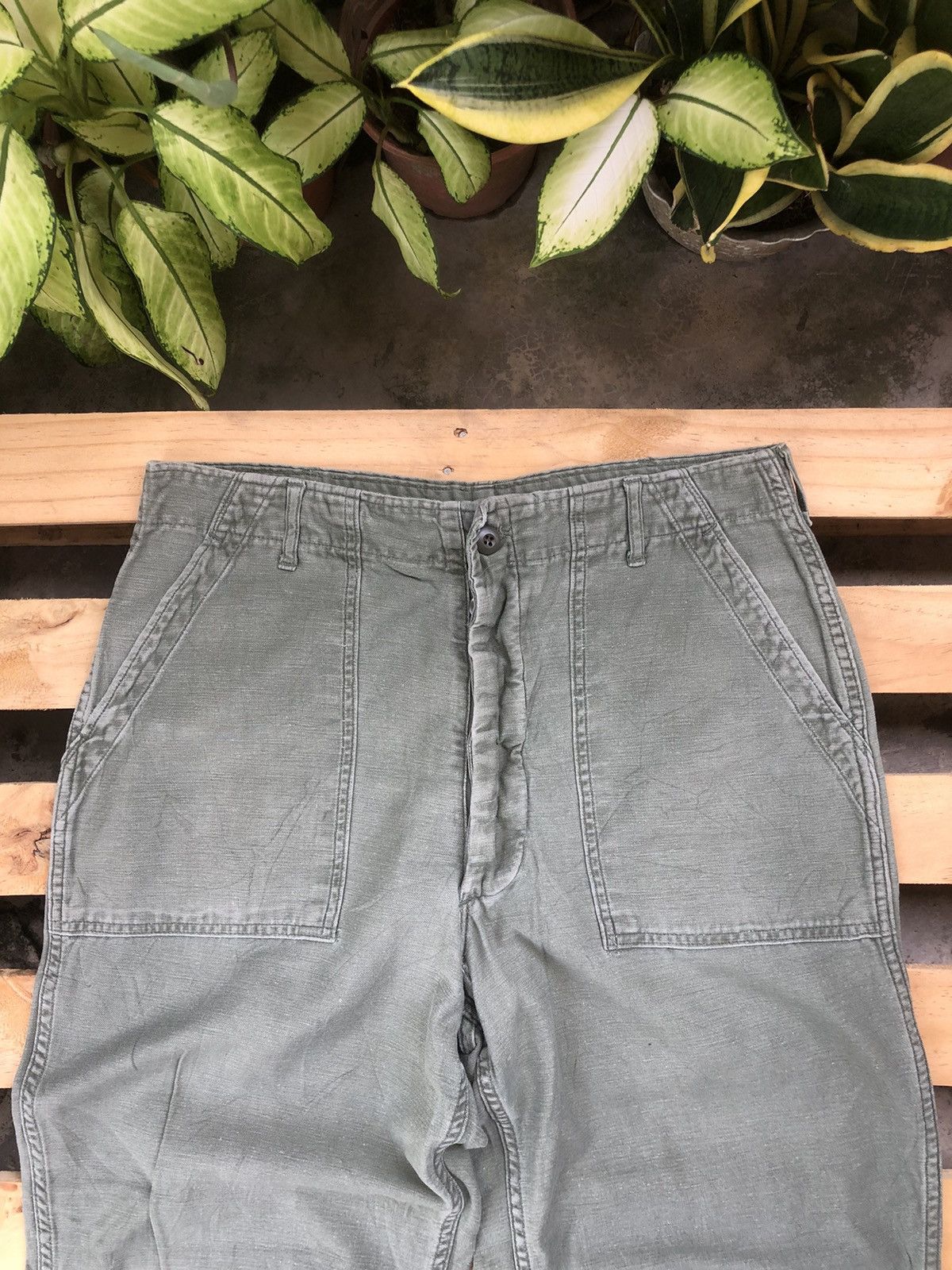 Vintage Vintage 60s 70s OG 107 US Army Utility Pants Size US 34 / EU 50 - 3 Thumbnail