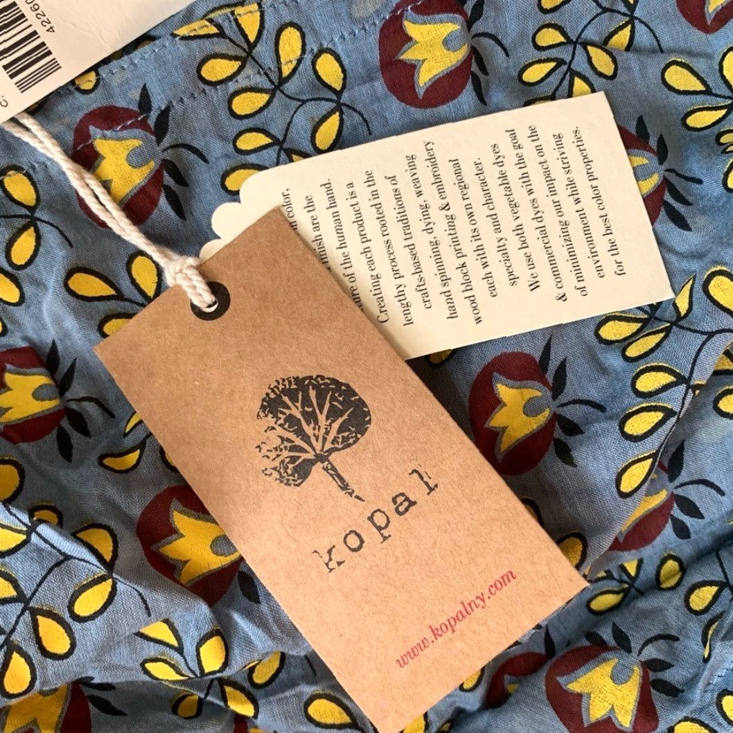 Anthropologie Anthropologie Dress NWT Medium Blue Made in India Kopal M Dress Size US M / EU 48-50 / 2 - 4 Thumbnail