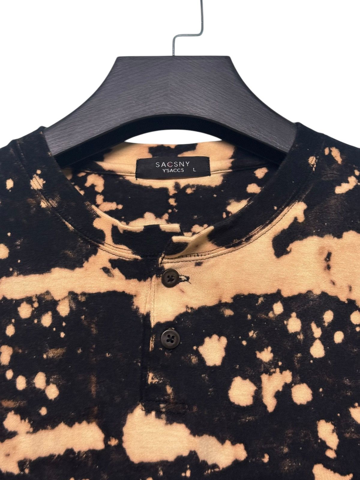 Yohji Yamamoto 💥 YOHJI YAMAMOTO SACSNY Y’SACCS ACID WASH L/S SHIRT Size US L / EU 52-54 / 3 - 8 Thumbnail