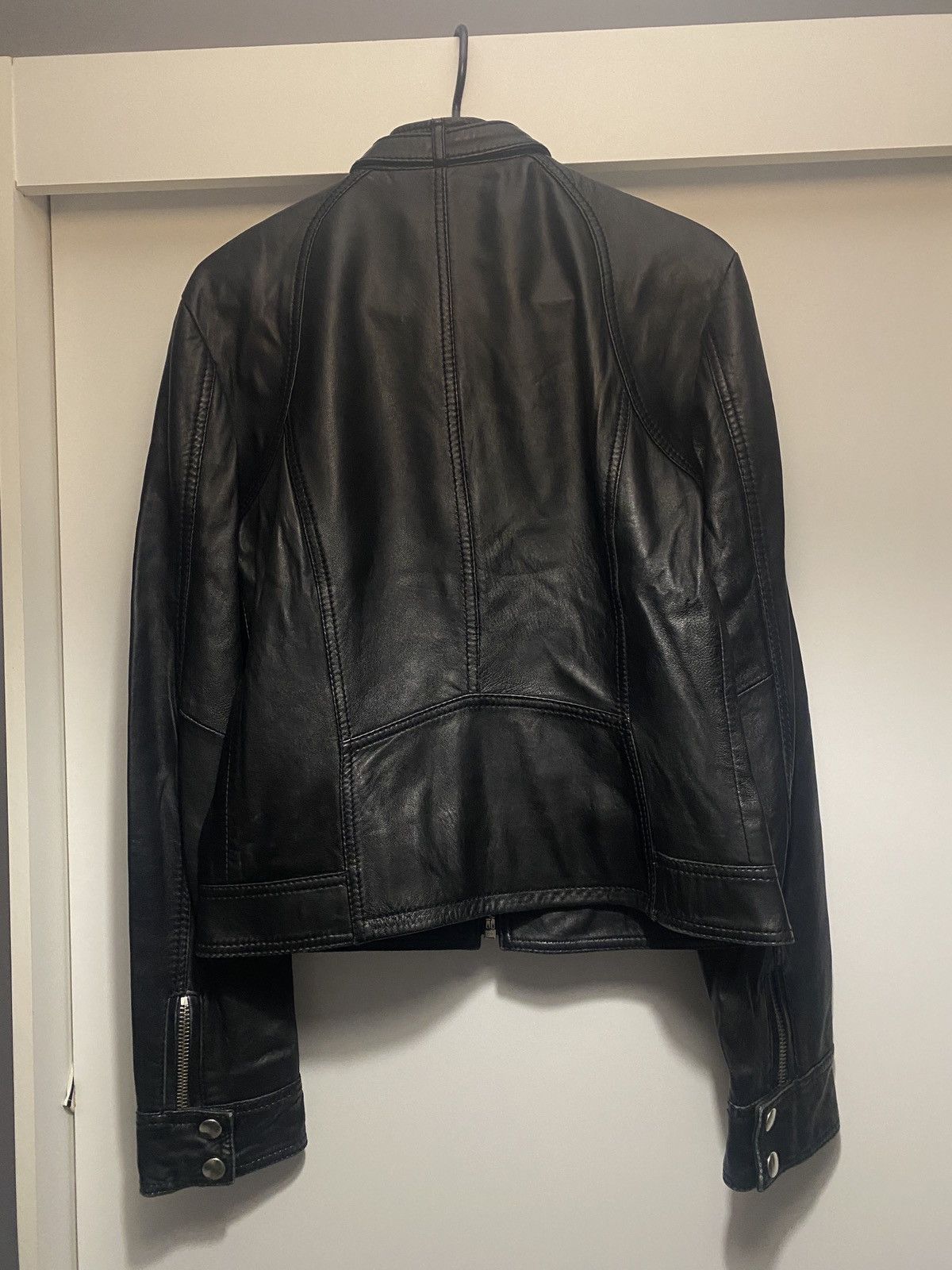 Dolce & Gabbana Dolce & gabbana luxury biker lamb leather women jacket Size M / US 6-8 / IT 42-44 - 4 Thumbnail