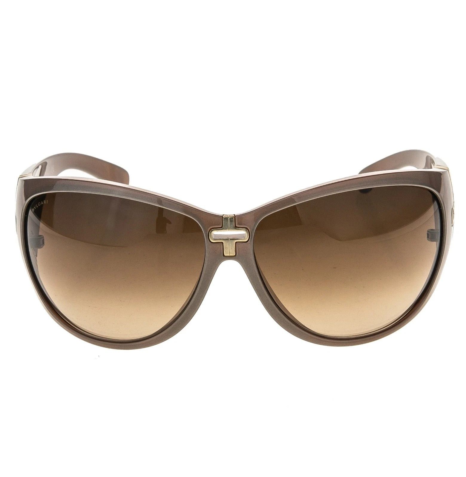 Bvlgari BVLGARI BV8040S 8040 Brown Gold Pearl Wrap Mask Sunglasses Size ONE SIZE - 9 Thumbnail
