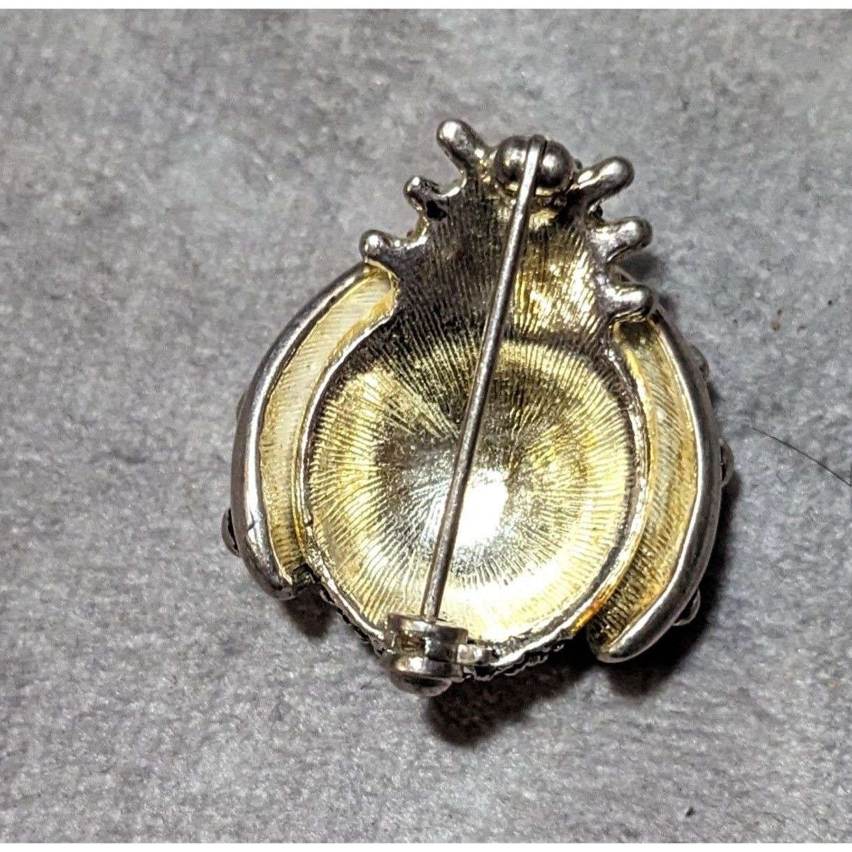 Other Silver Tone Nature Inspired Lady Bug Brooch Size ONE SIZE - 7 Thumbnail