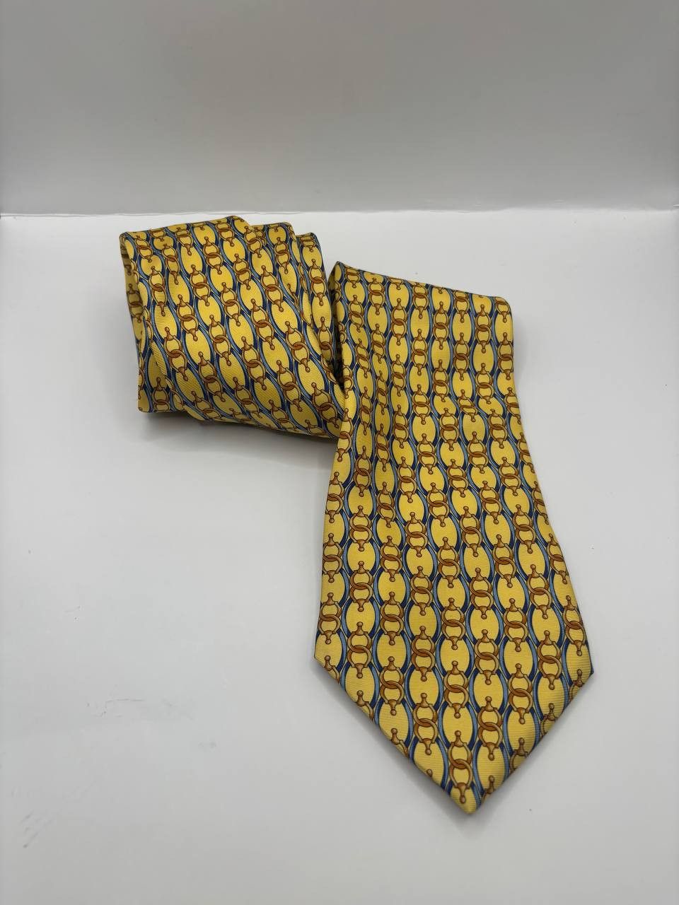 Vintage Westminster Vintage Silk Tie | Made in France | Equestrian Size ONE SIZE - 8 Thumbnail