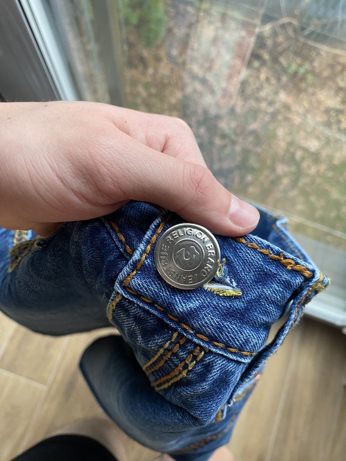 Vintage True Religion Jeans Faded Japanese Avant Garde Y2K