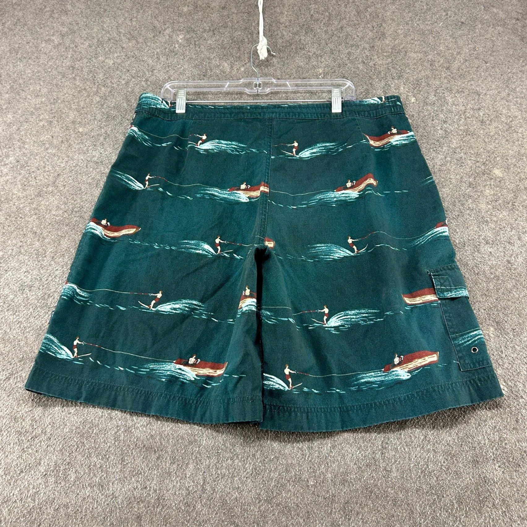 Polo Ralph Lauren VINTAGE Polo Ralph Lauren Board Shorts Men XL Green Trunks Banana Boat Sportsman Size US XL / EU 56 / 4 - 5 Thumbnail