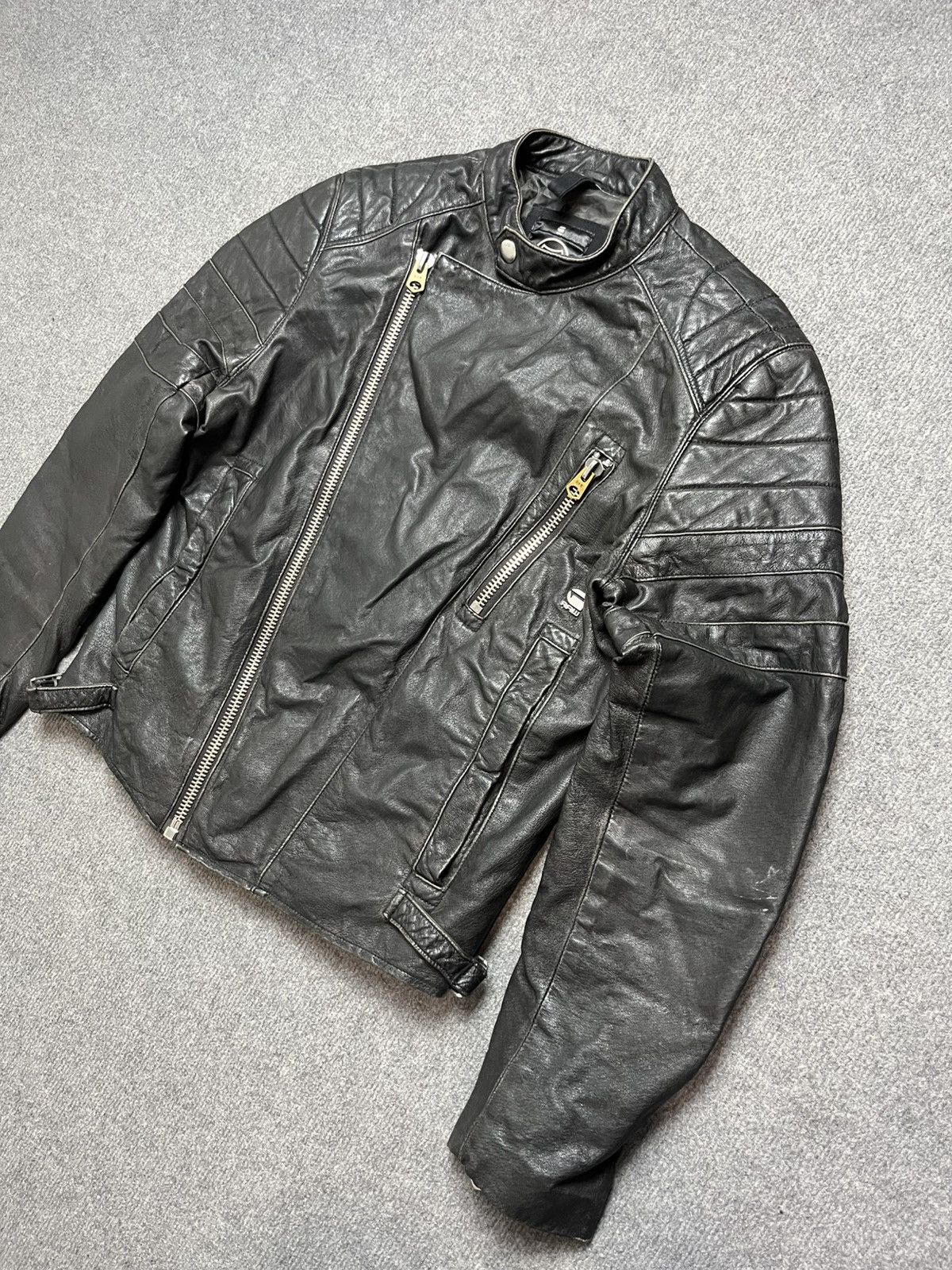 G-Star G-Star Raw biker leather jacket Size US M / EU 48-50 / 2 - 7 Thumbnail