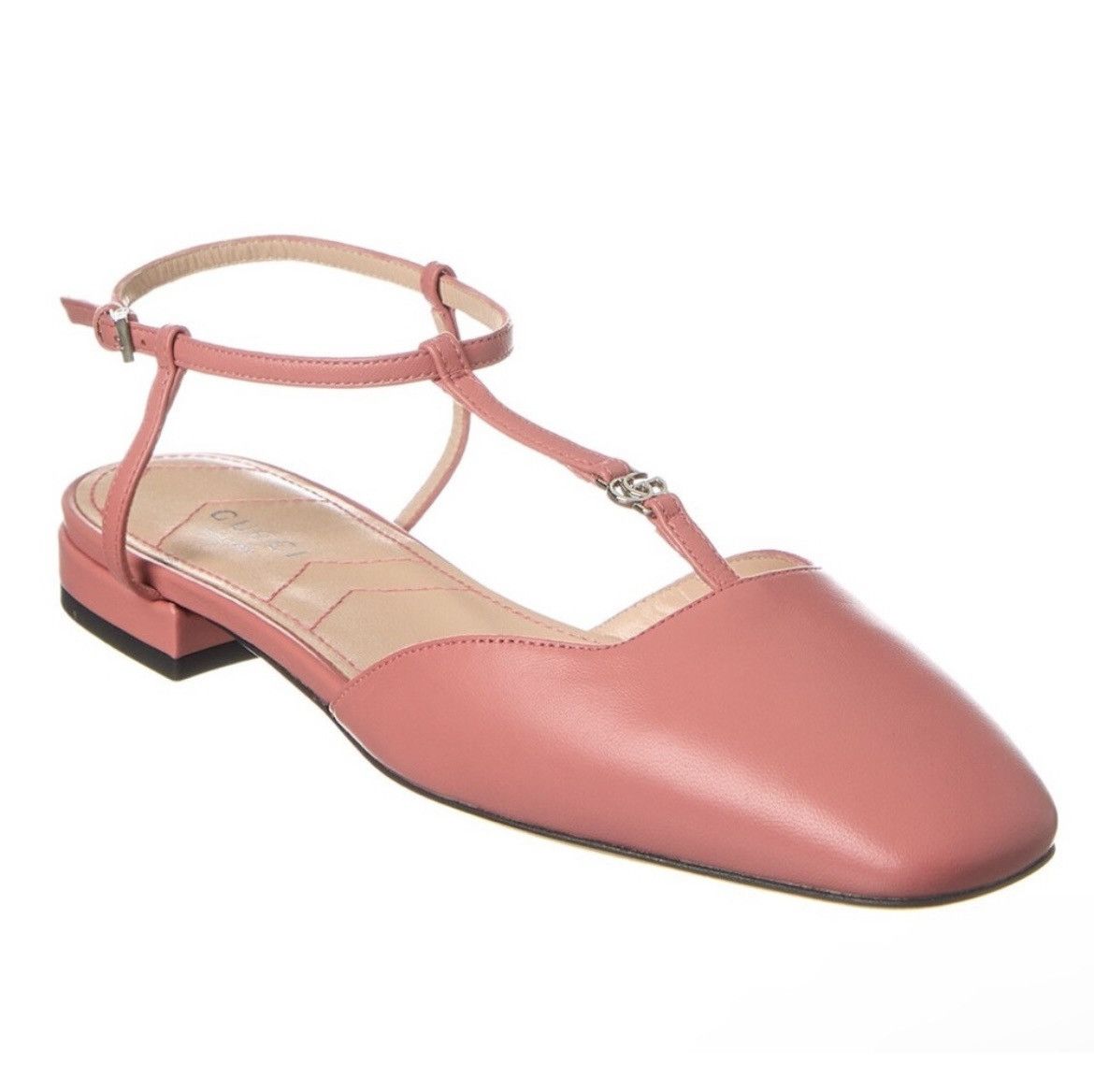 Gucci Gucci Double G Leather T-Strap ballerinas Ballet Flat Size US 10 / IT 40 - 2 Thumbnail