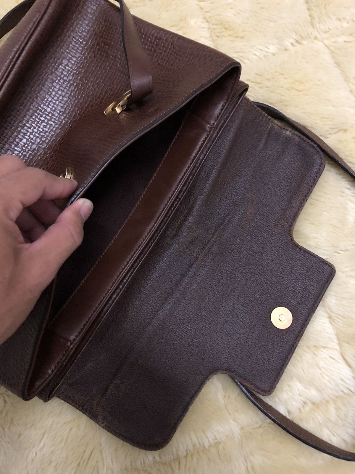 Courreges Vintage 1960s Courrēges shoulder bag fully leather Size ONE SIZE - 2 Thumbnail