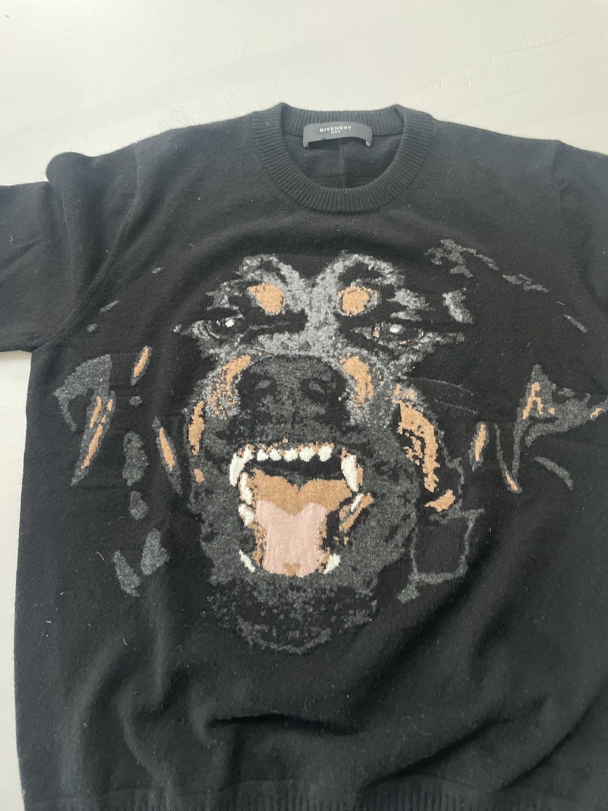 Givenchy Givenchy rotweiller vintage wool sweat-shirt Size US M / EU 48-50 / 2 - 1 Thumbnail