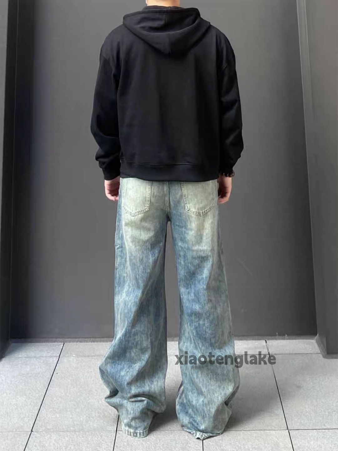 Vintage Washed faded loose baggy skate hiphop pleated jeans Size US 32 / EU 48 - 7 Thumbnail
