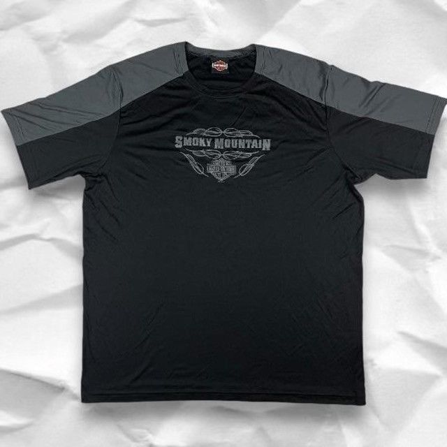Harley Davidson Harley Davidson black and grey athletic workout shirt Size US XXL / EU 58 / 5 - 1 Thumbnail