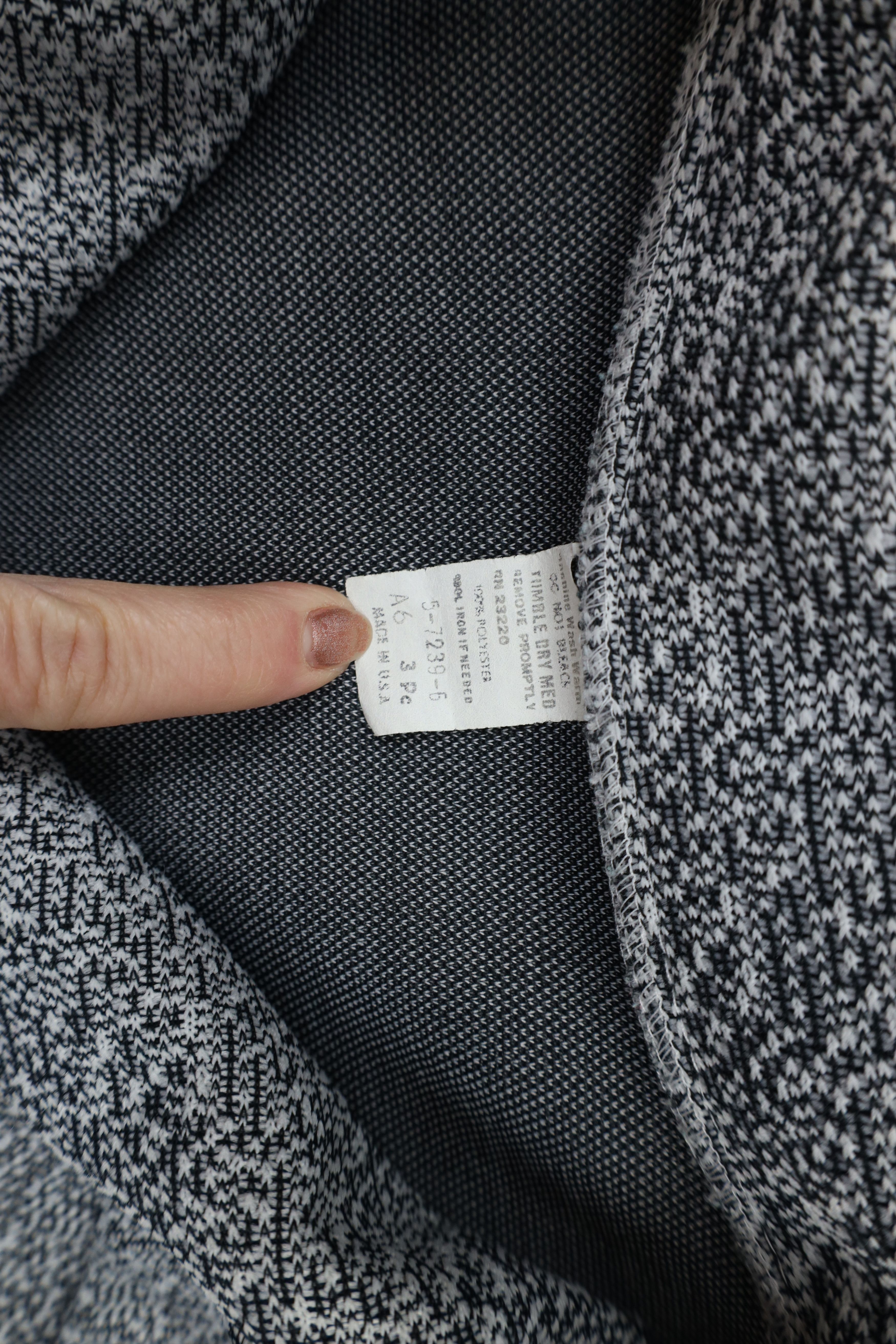 Vintage Vintage 70s Rockabilly Atomic Fleck 2 Piece Knit Suit Size M / US 6-8 / IT 42-44 - 10 Thumbnail