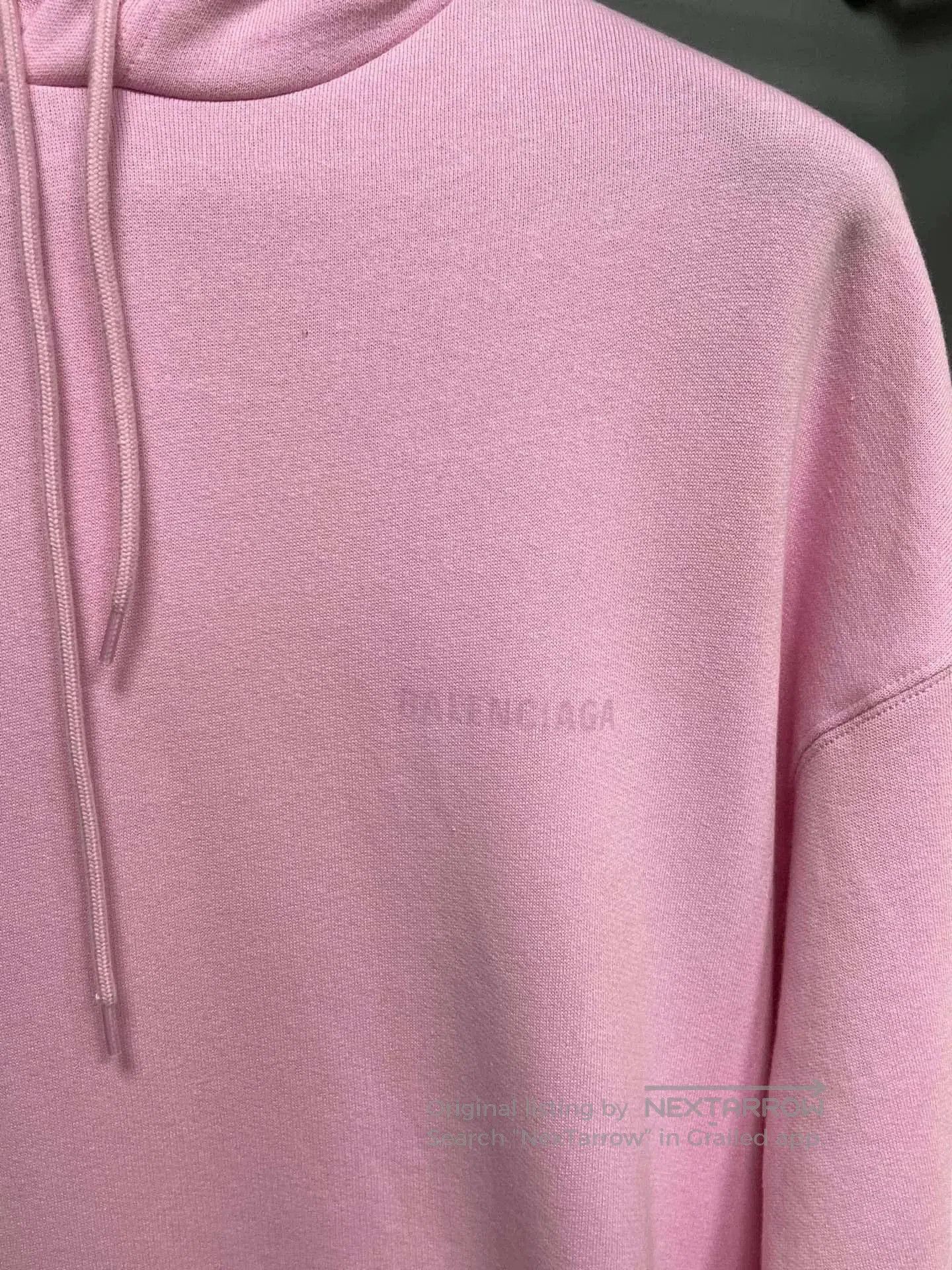 Balenciaga balenciaga pink embroidered hoodie. Size XS / US 0-2 / IT 36-38 - 3 Thumbnail