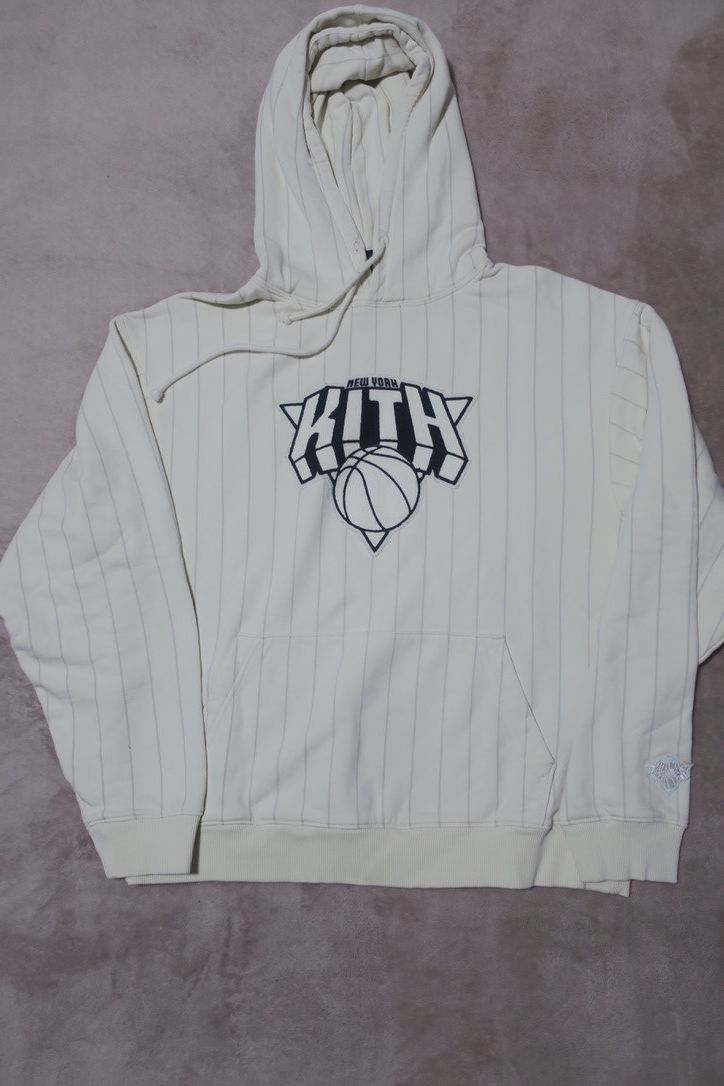 Kith × NBA Kith X New York Knicks NY Pinstripe Williams III Hoodie Size US M / EU 48-50 / 2 - 1 Thumbnail